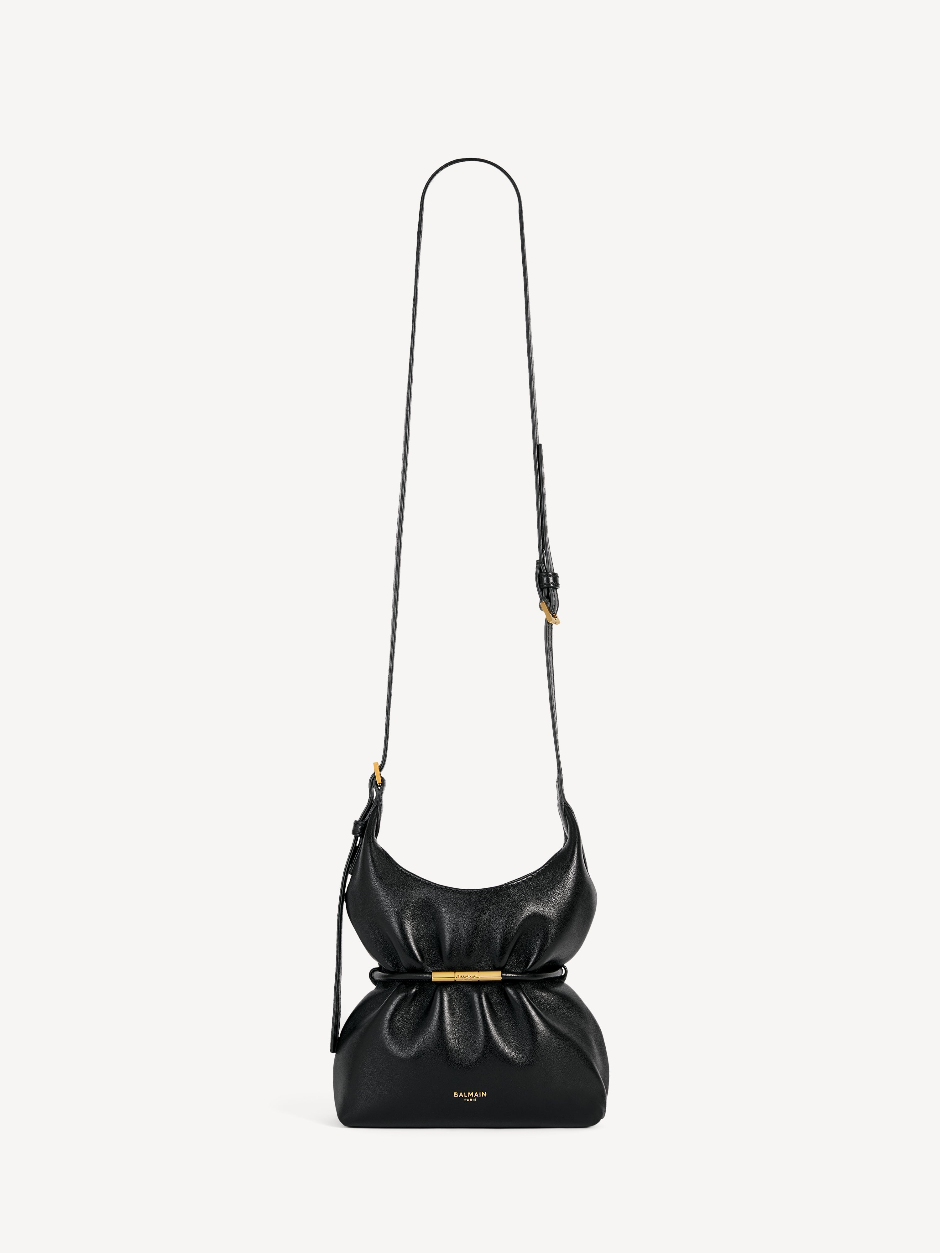 SPHYNX mini bag in smooth leather Black - Women I Balmain