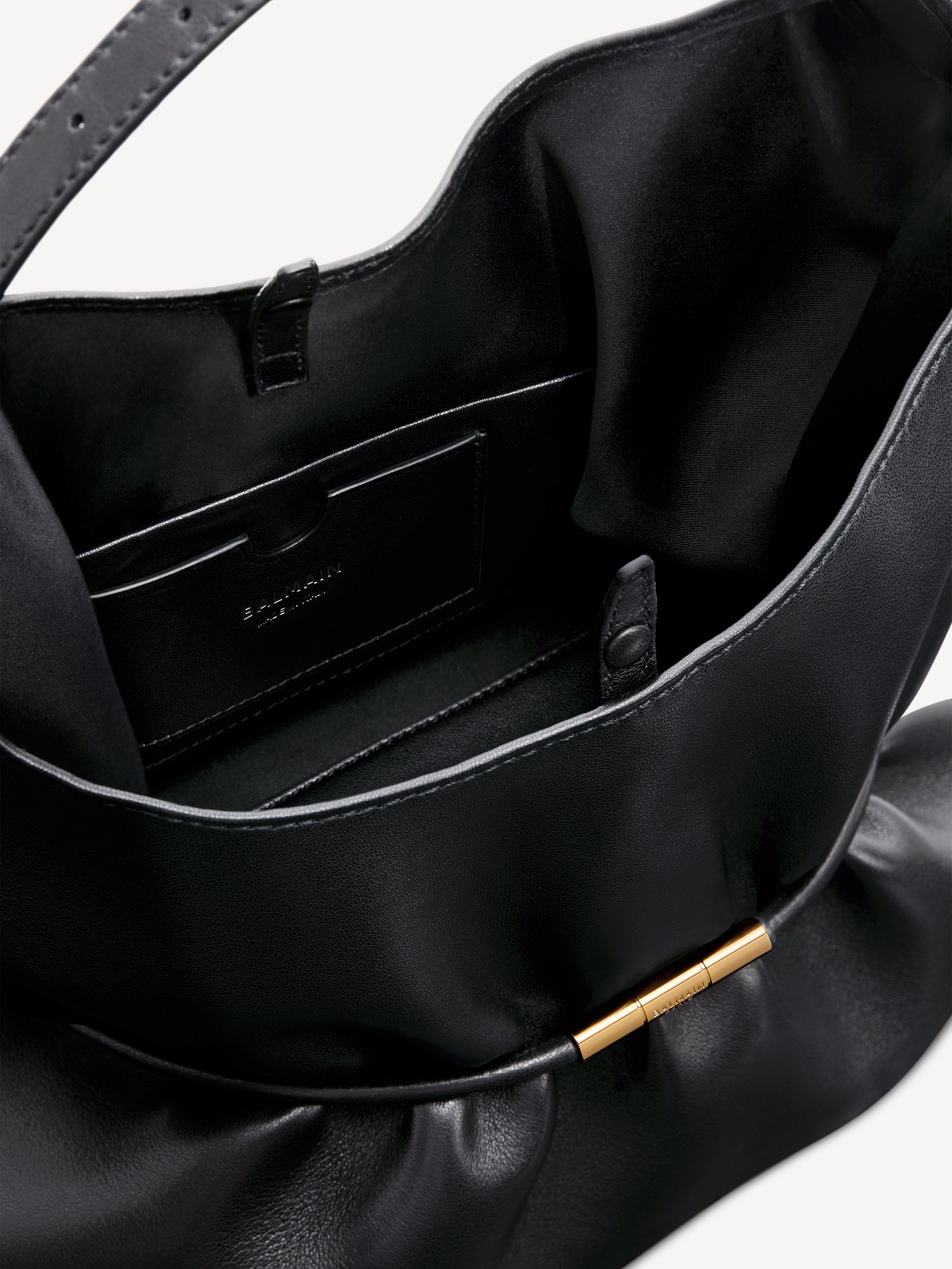 SPHYNX medium bag in smooth leather Black - Women I Balmain