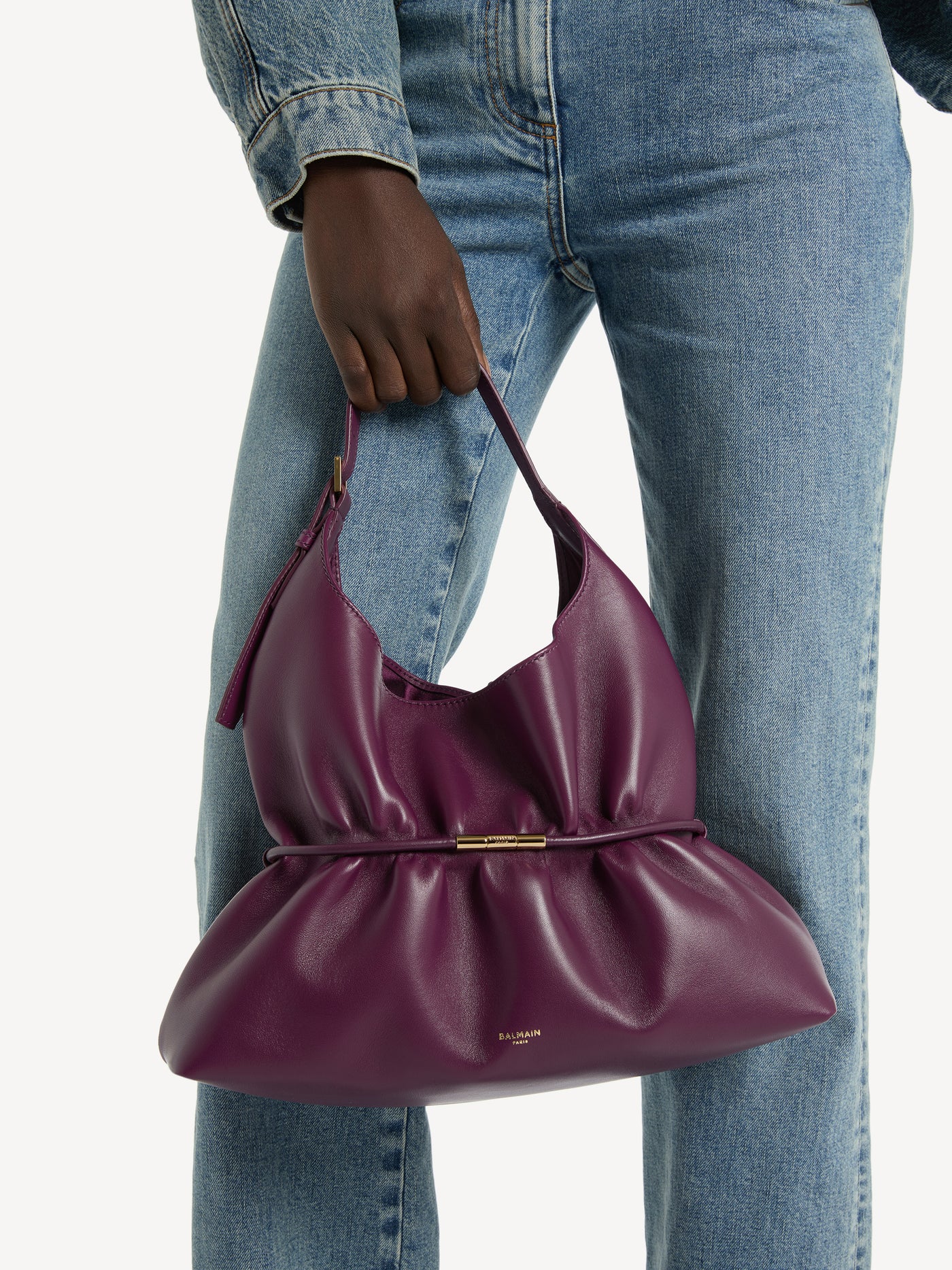 SPHYNX medium bag in smooth leather