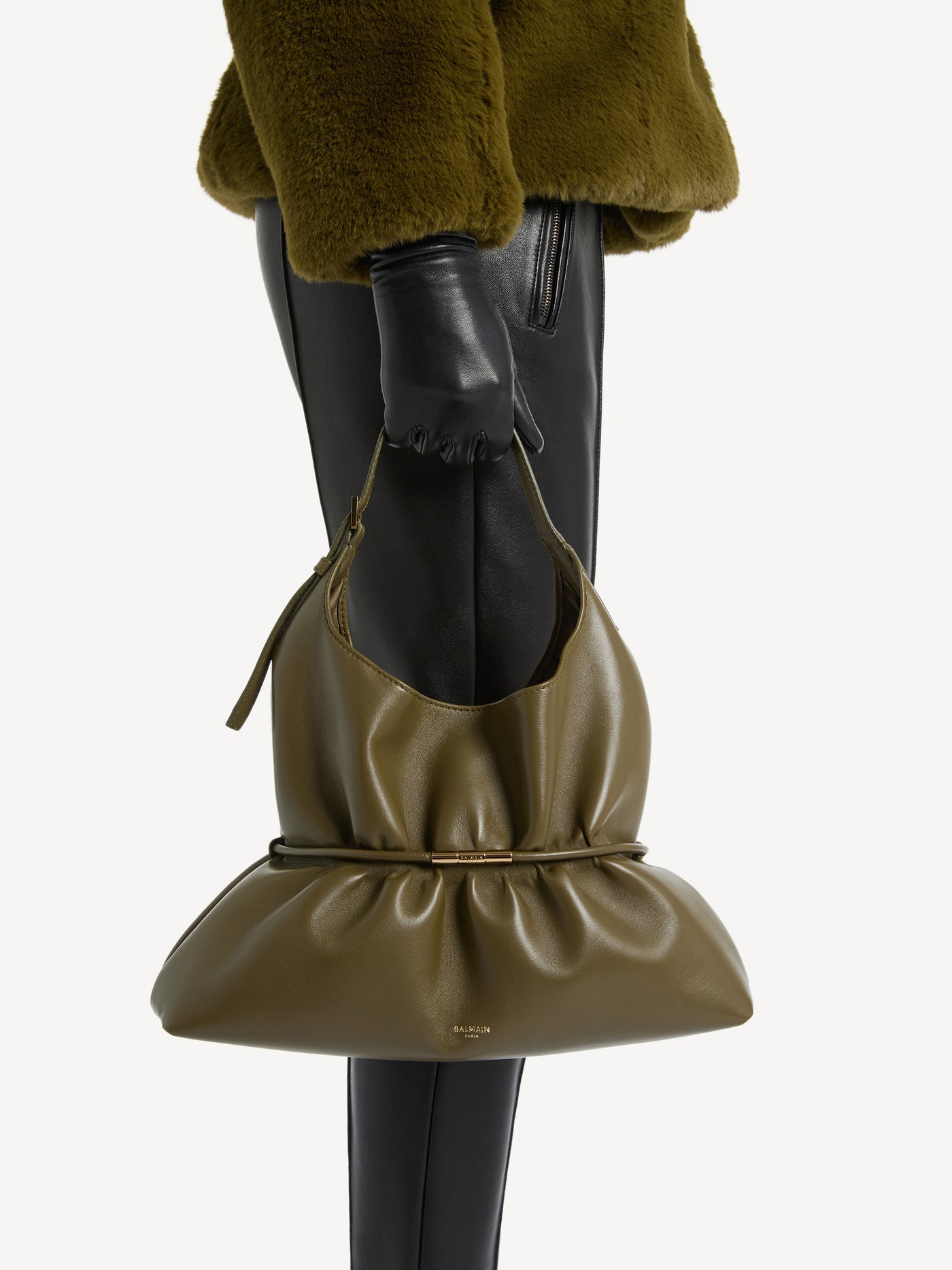 SPHYNX medium bag in smooth leather