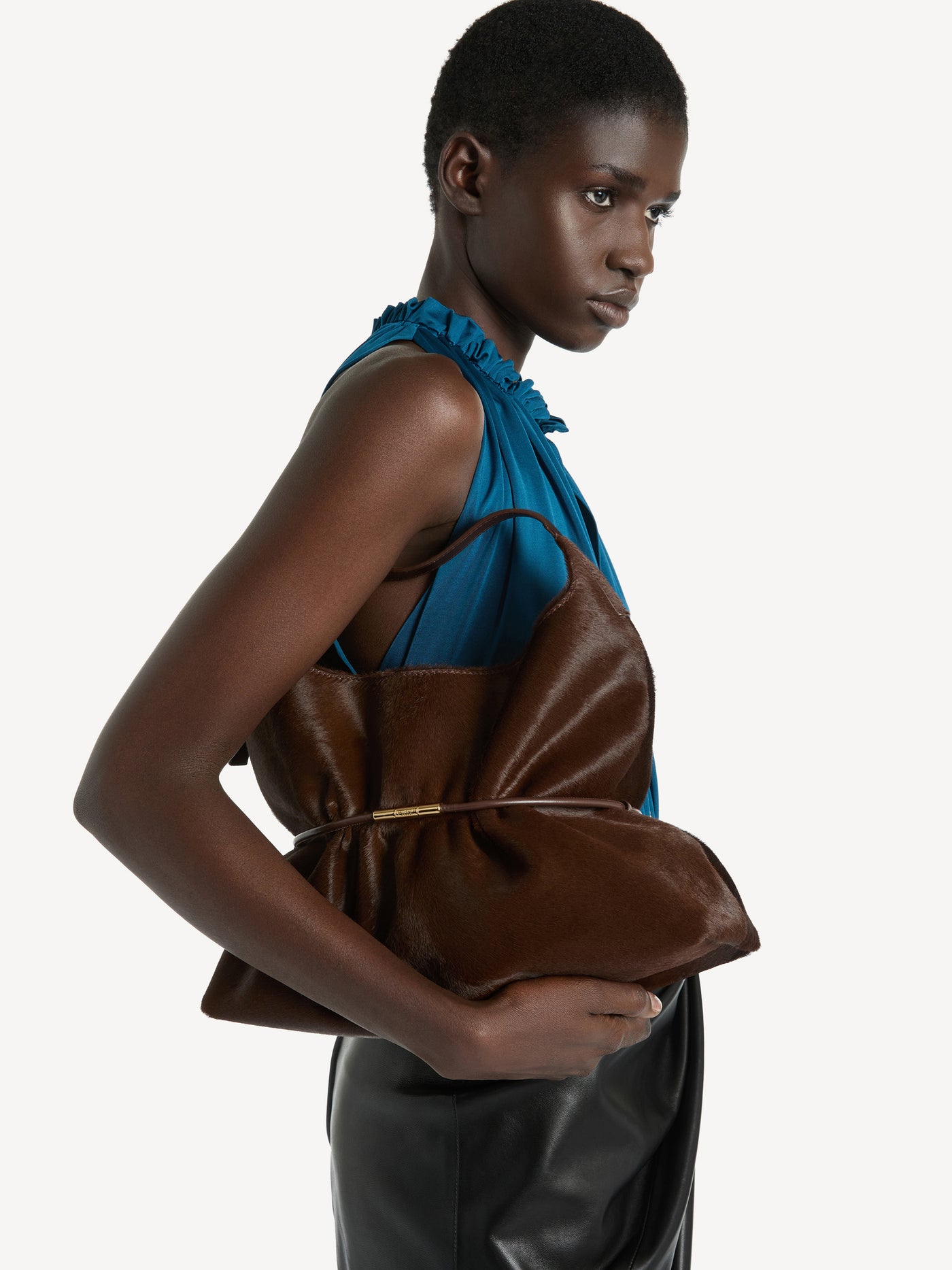 SPHYNX medium bag in pony-effect leather