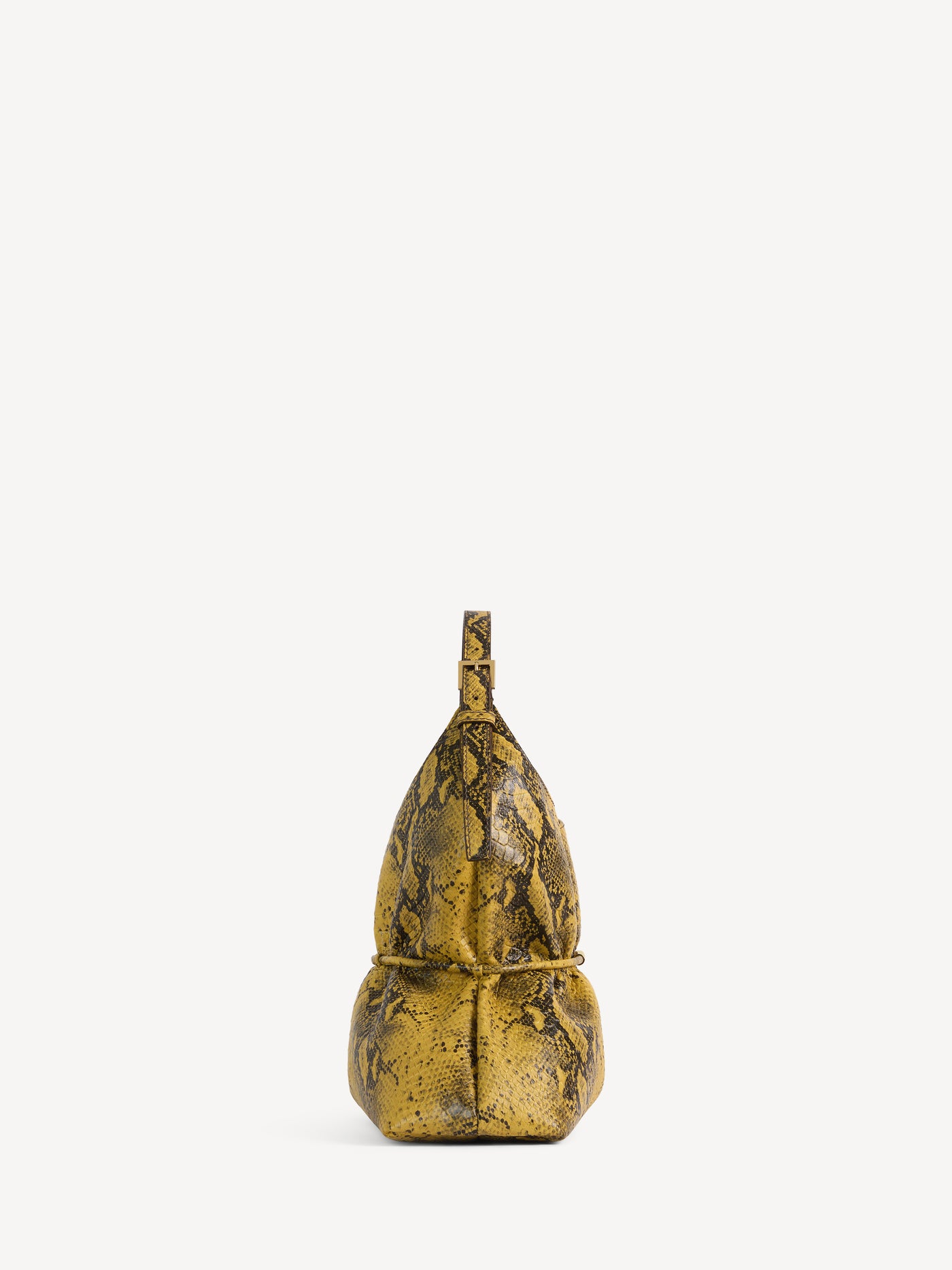 SPHYNX medium bag in python-effect leather