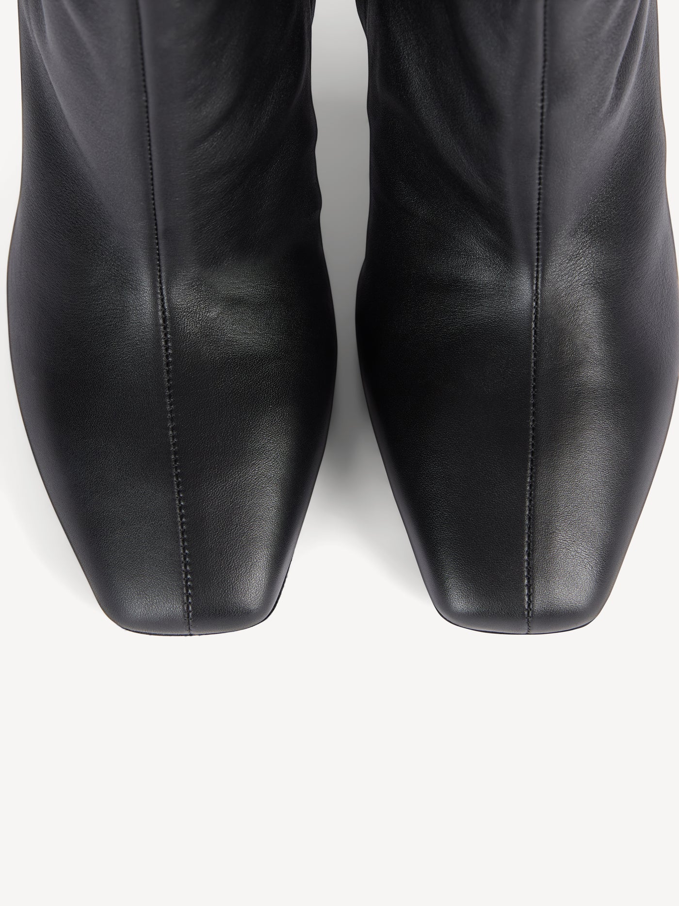 Stiefeletten Wedge aus Glattleder