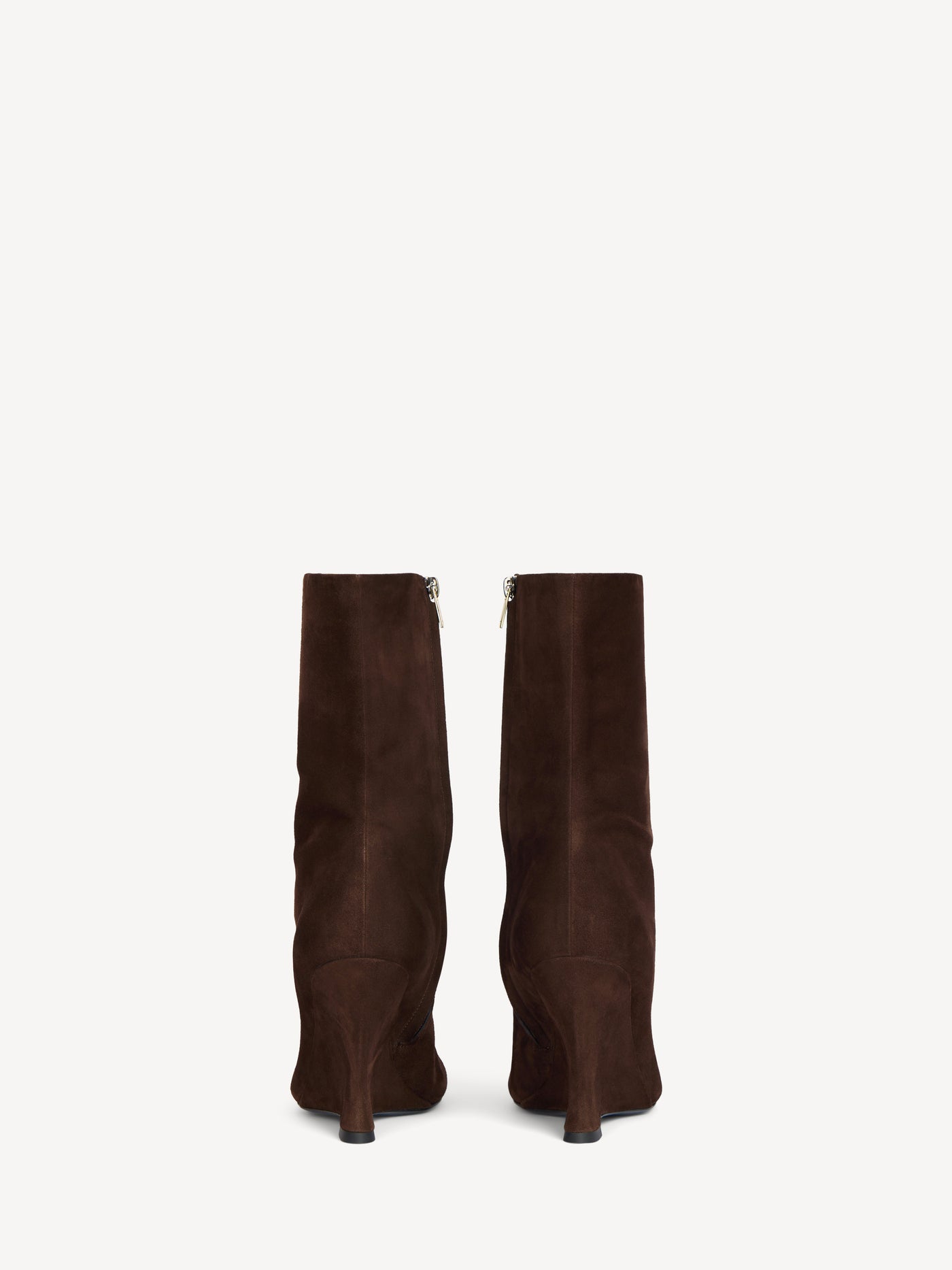Wedge ankle boots in suede
