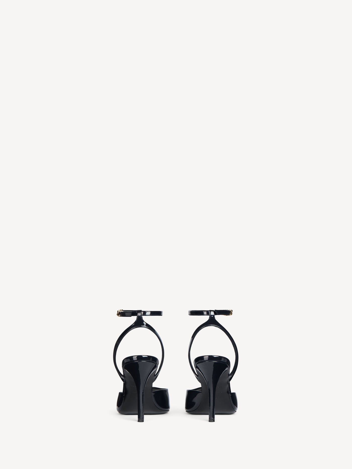 Patent leather strappy pumps
