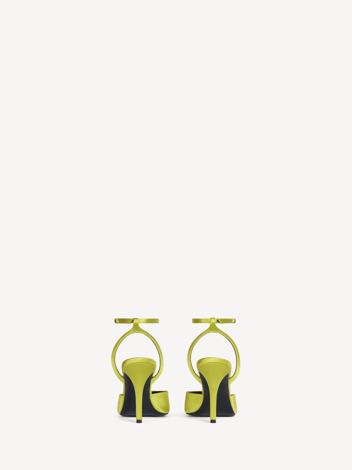 Satin strappy pumps
