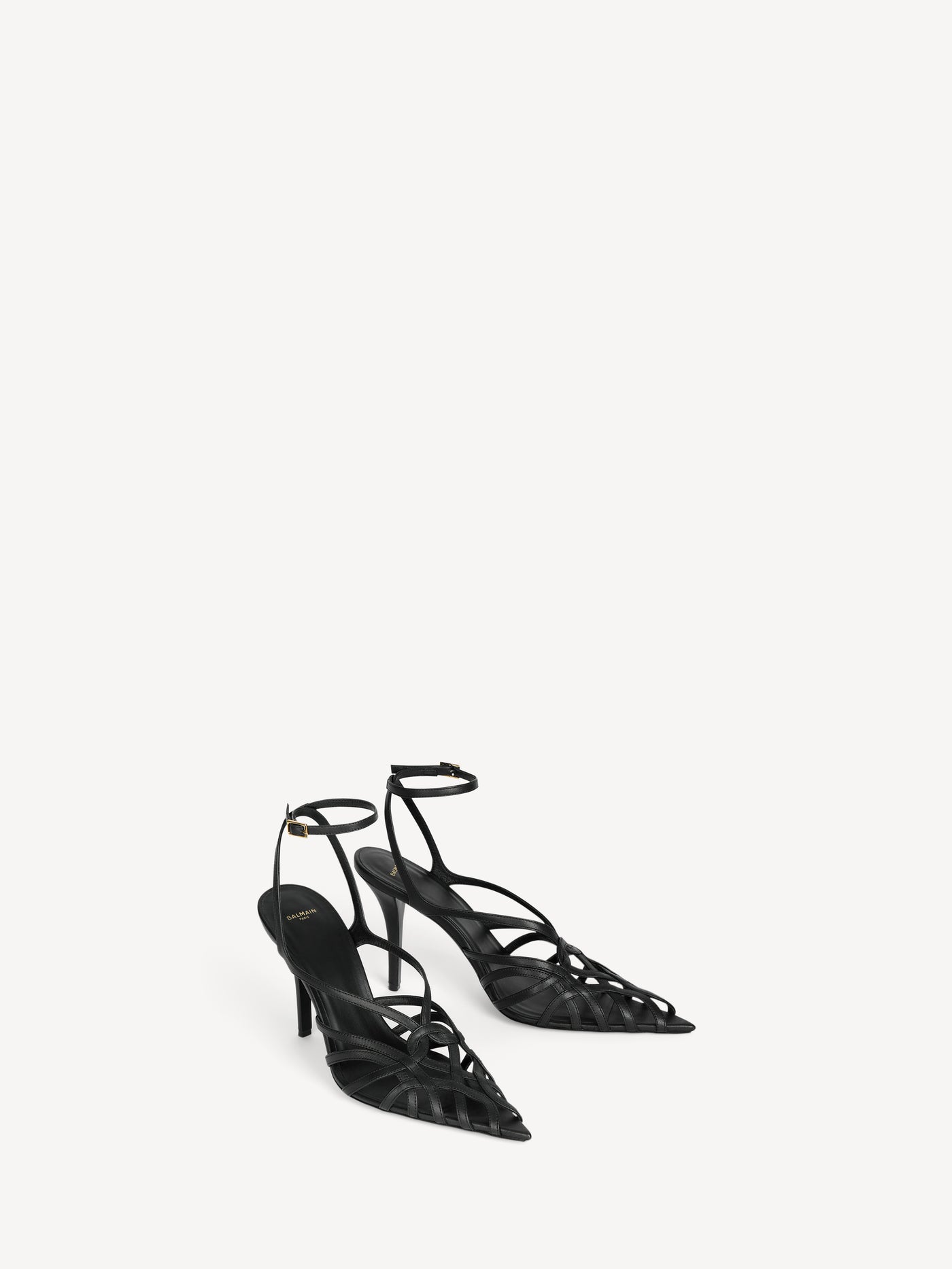Smooth leather Cage sandals
