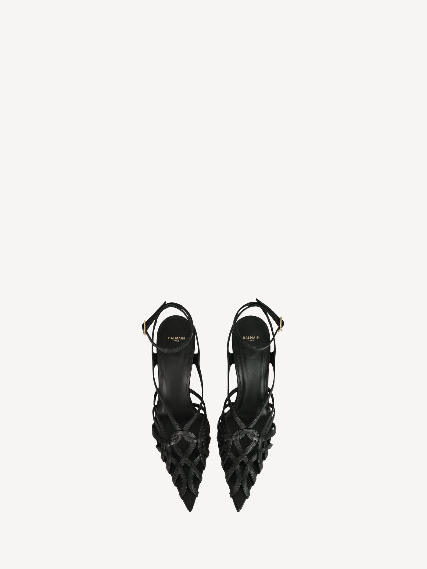 Smooth leather Cage sandals