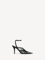Smooth leather Cage sandals