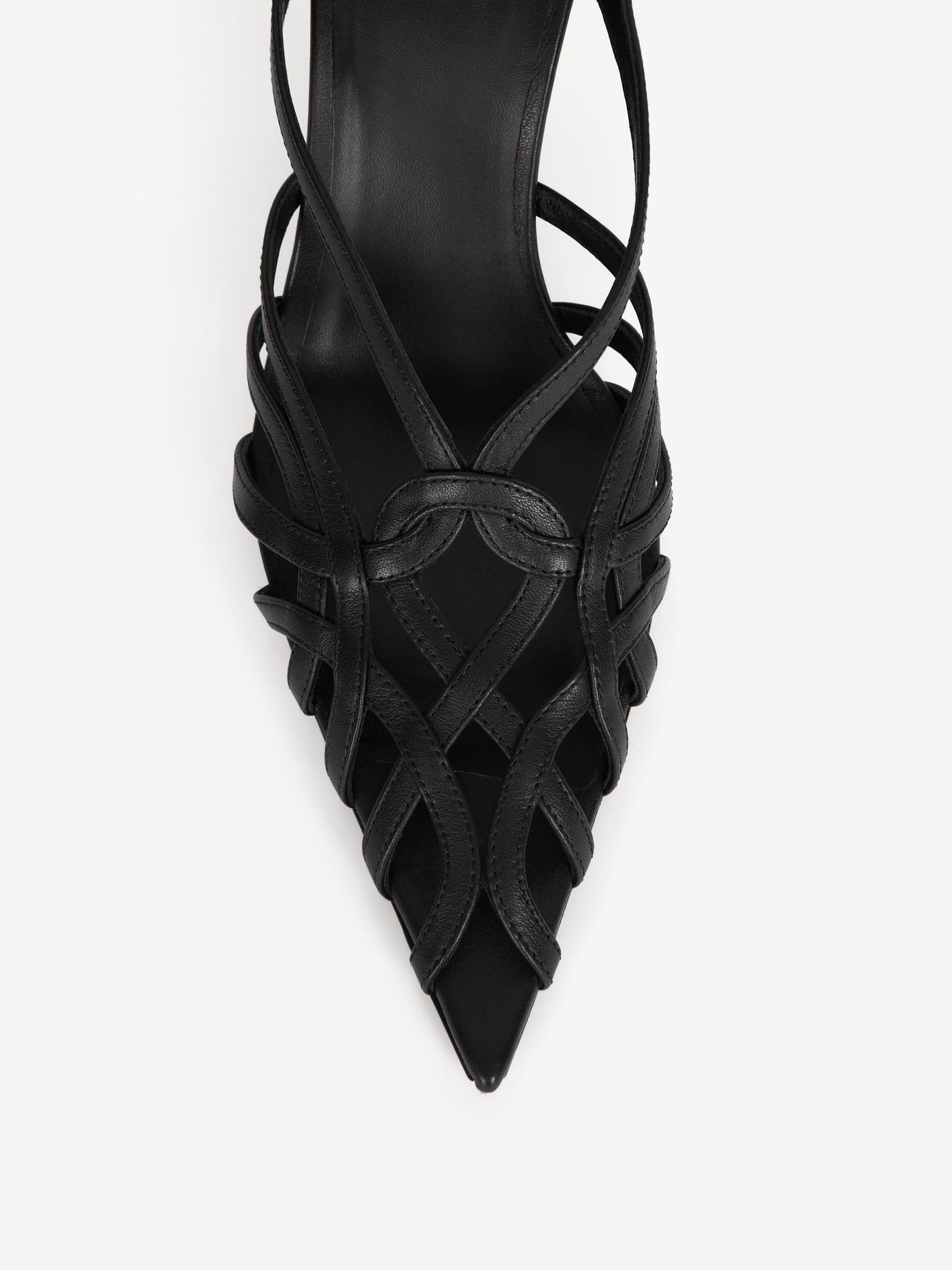 Smooth leather Cage sandals