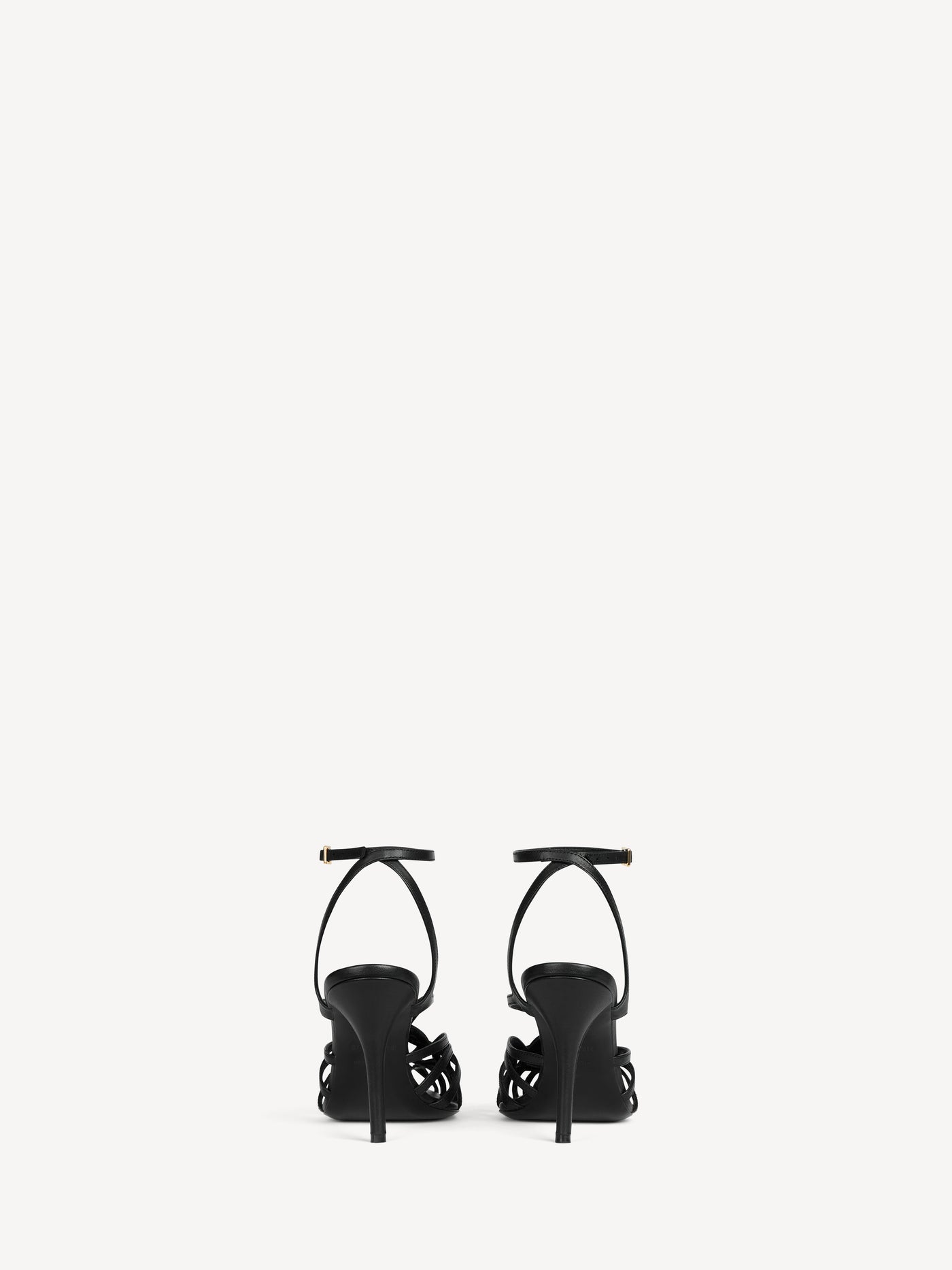 Smooth leather Cage sandals