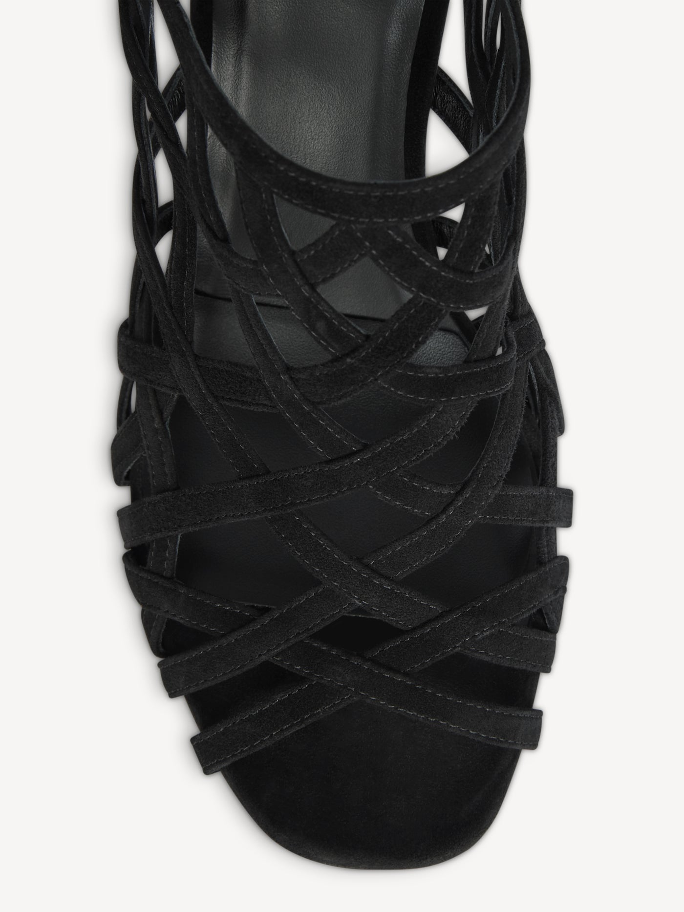 Wedge Cage sandals in suede