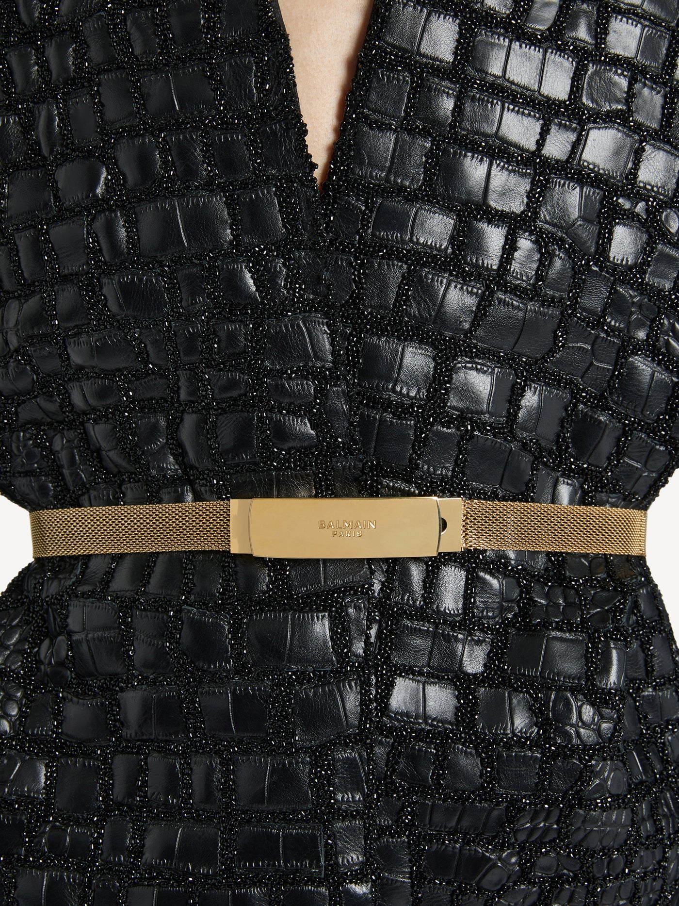 Balmain ブレード真鍮製 ベルト