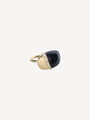 Organic ring in lacquered brass