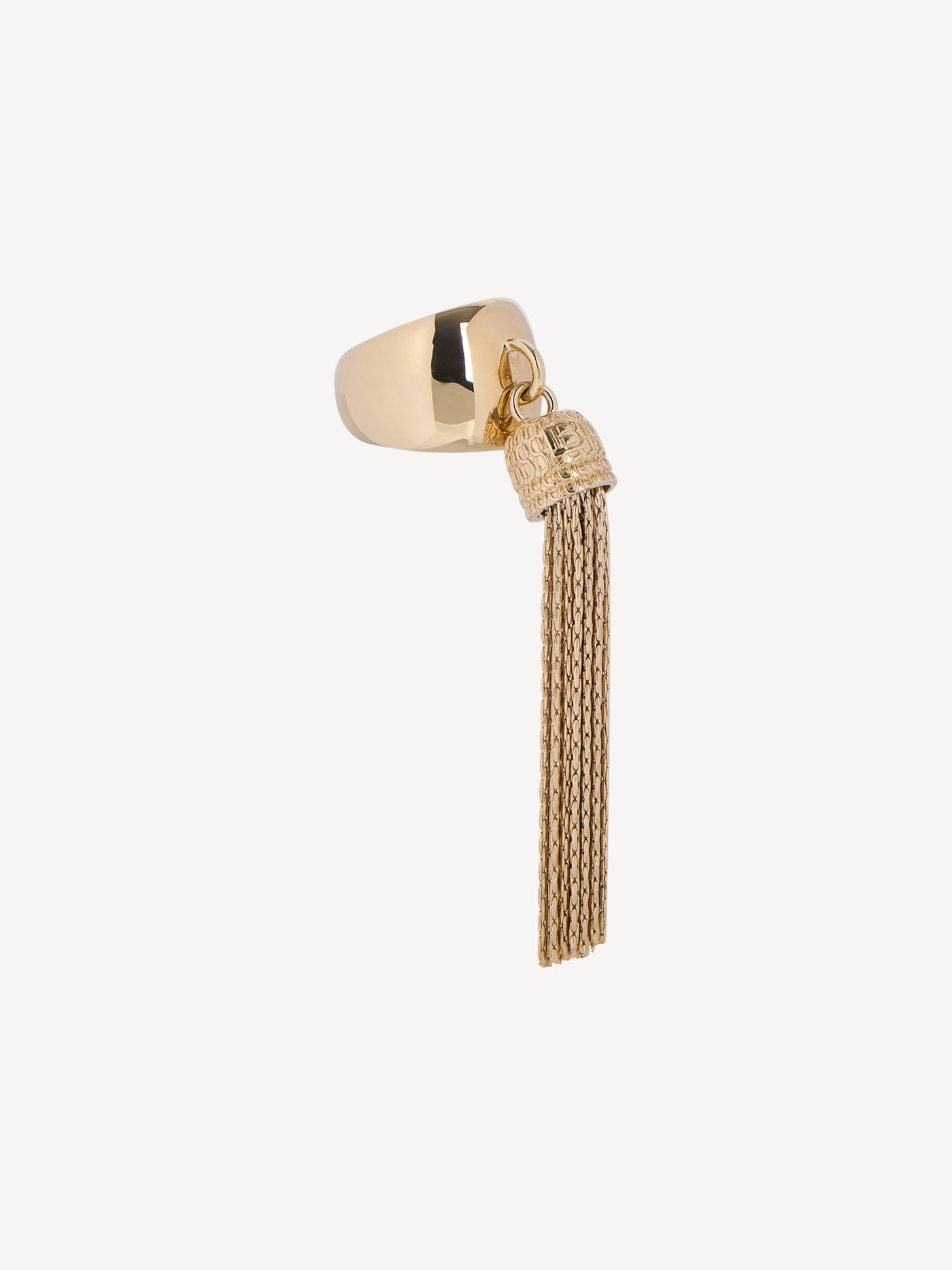 Brass tassel ring