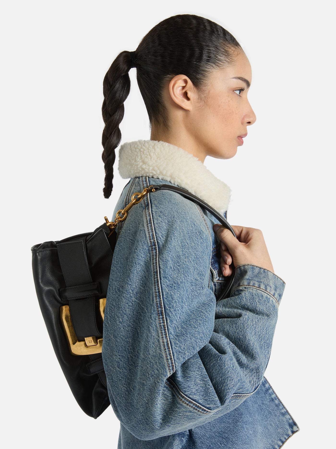 Mini Anthem bag in smooth leather