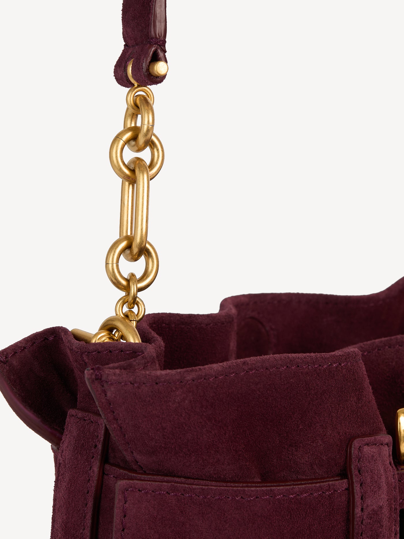 Anthem Mini suede leather bag