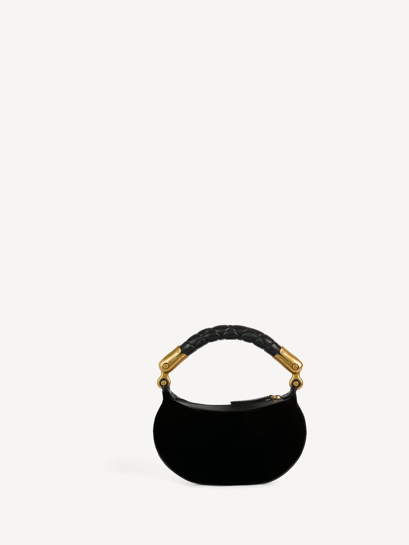 Mini Ebene Insect bag in embroidered velvet
