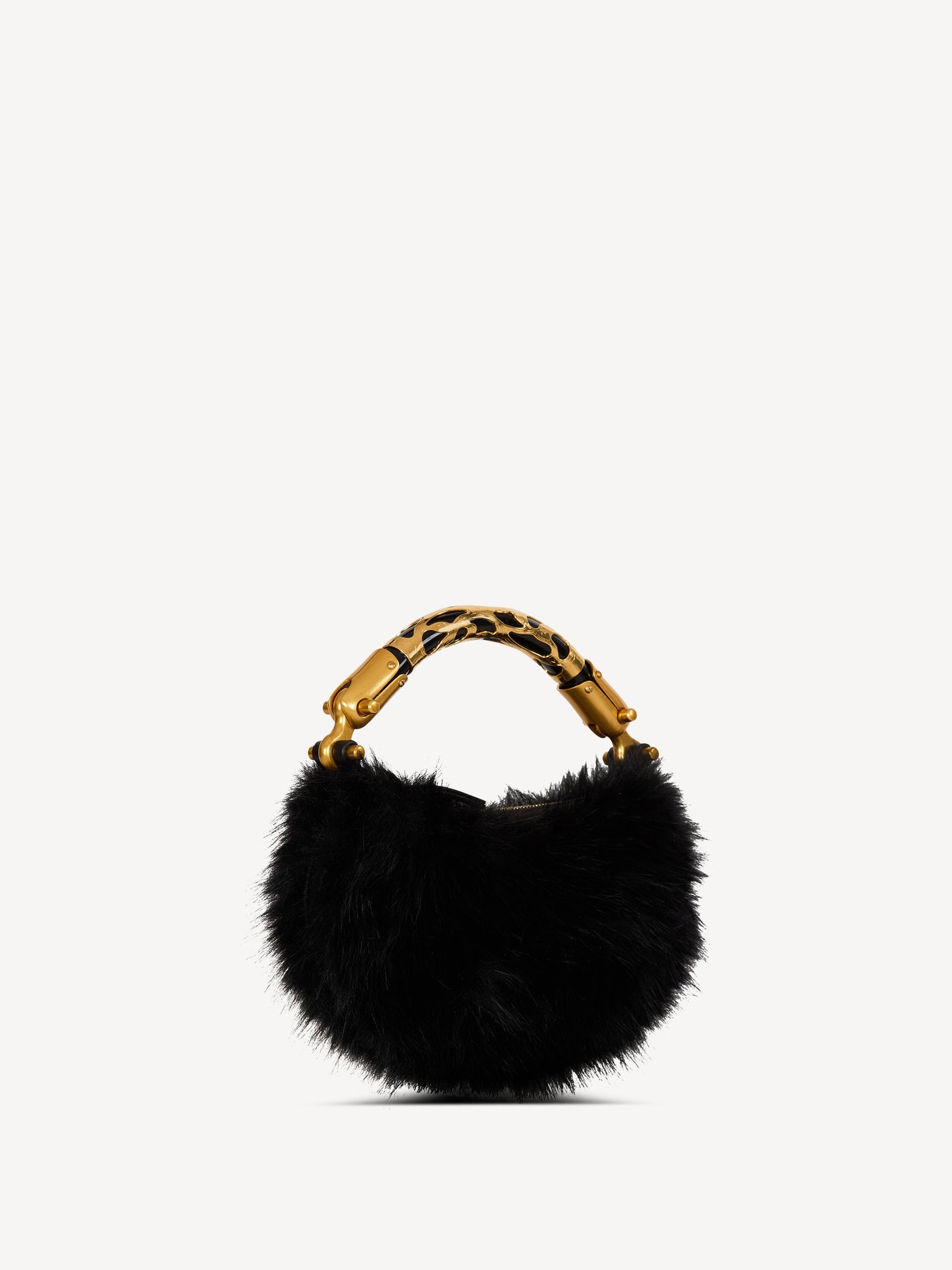 Mini Ebene bag in faux fur