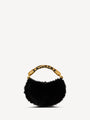 Mini Ebene bag in faux fur