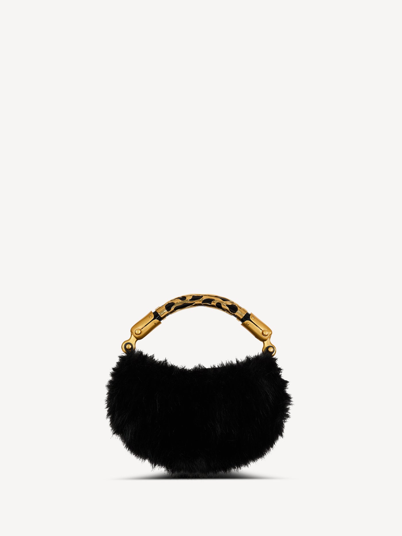 Mini Ebene bag in faux fur