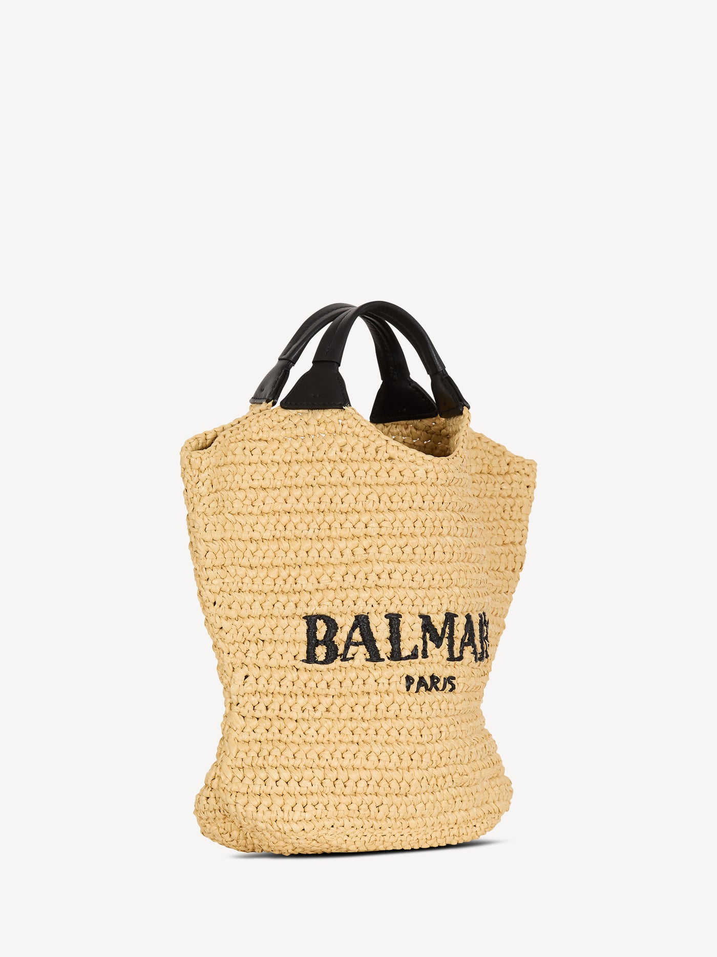 Mini Balmain crochet tote bag