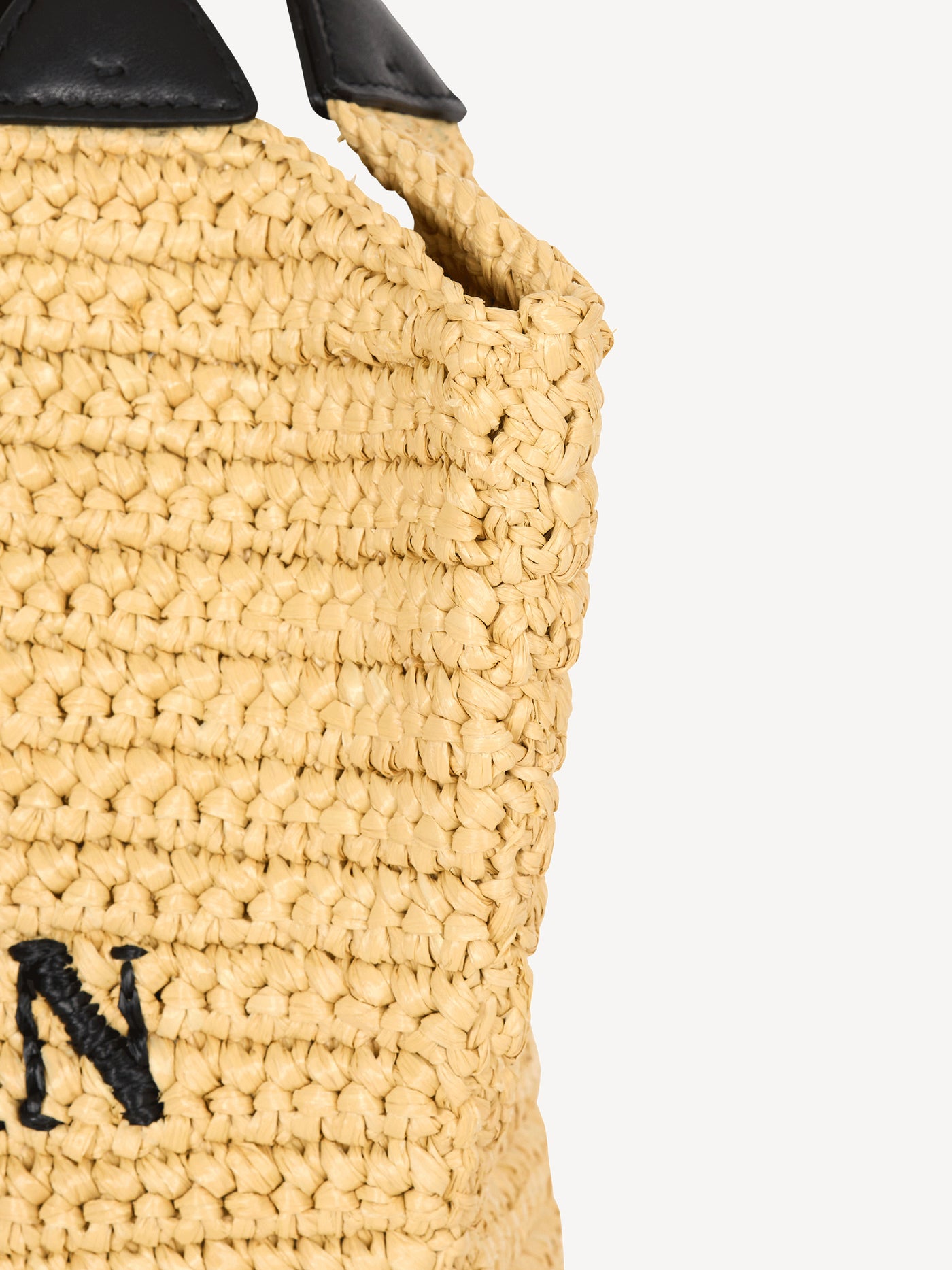 Mini Balmain crochet tote bag