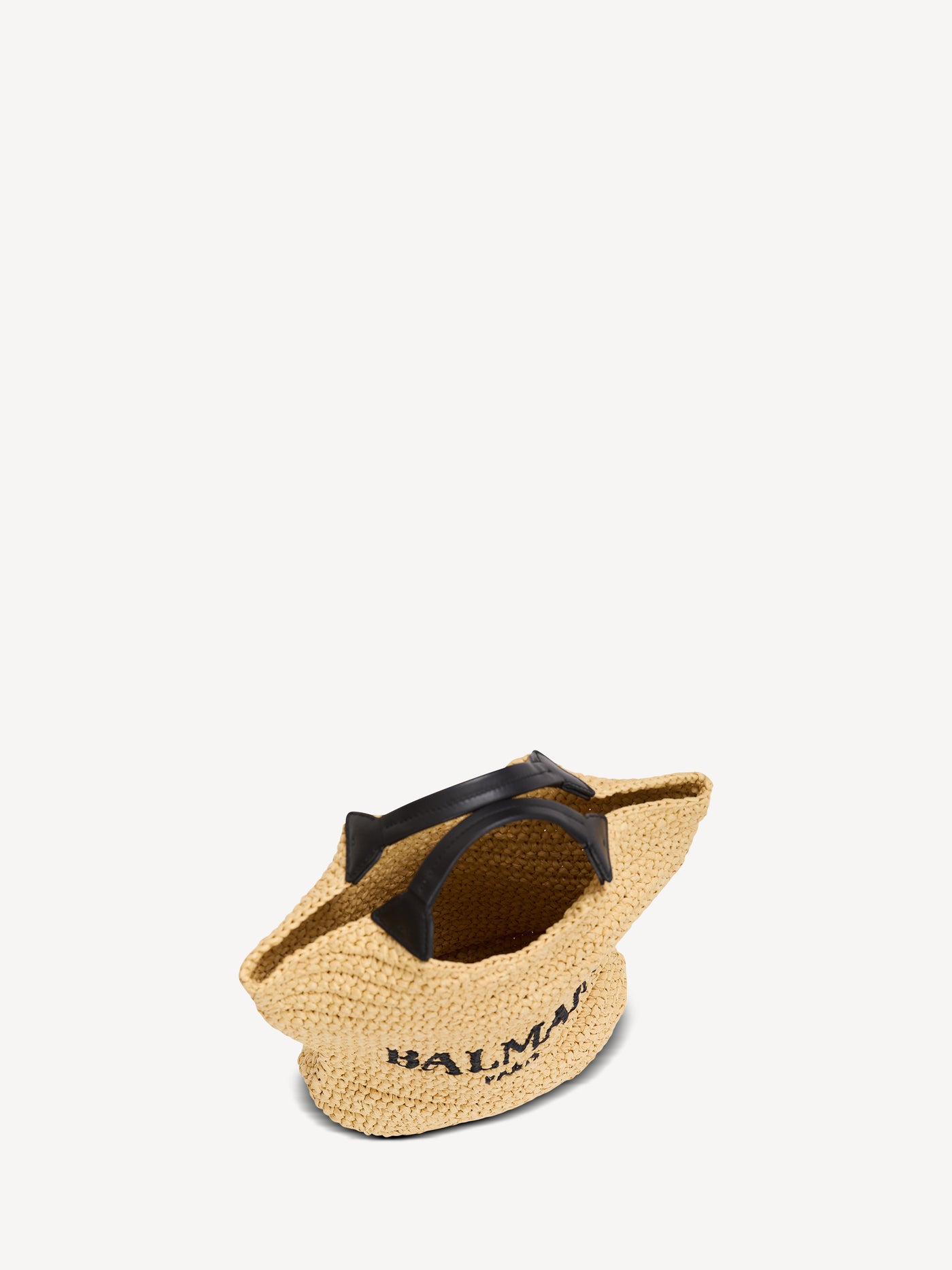 Mini Balmain crochet tote bag