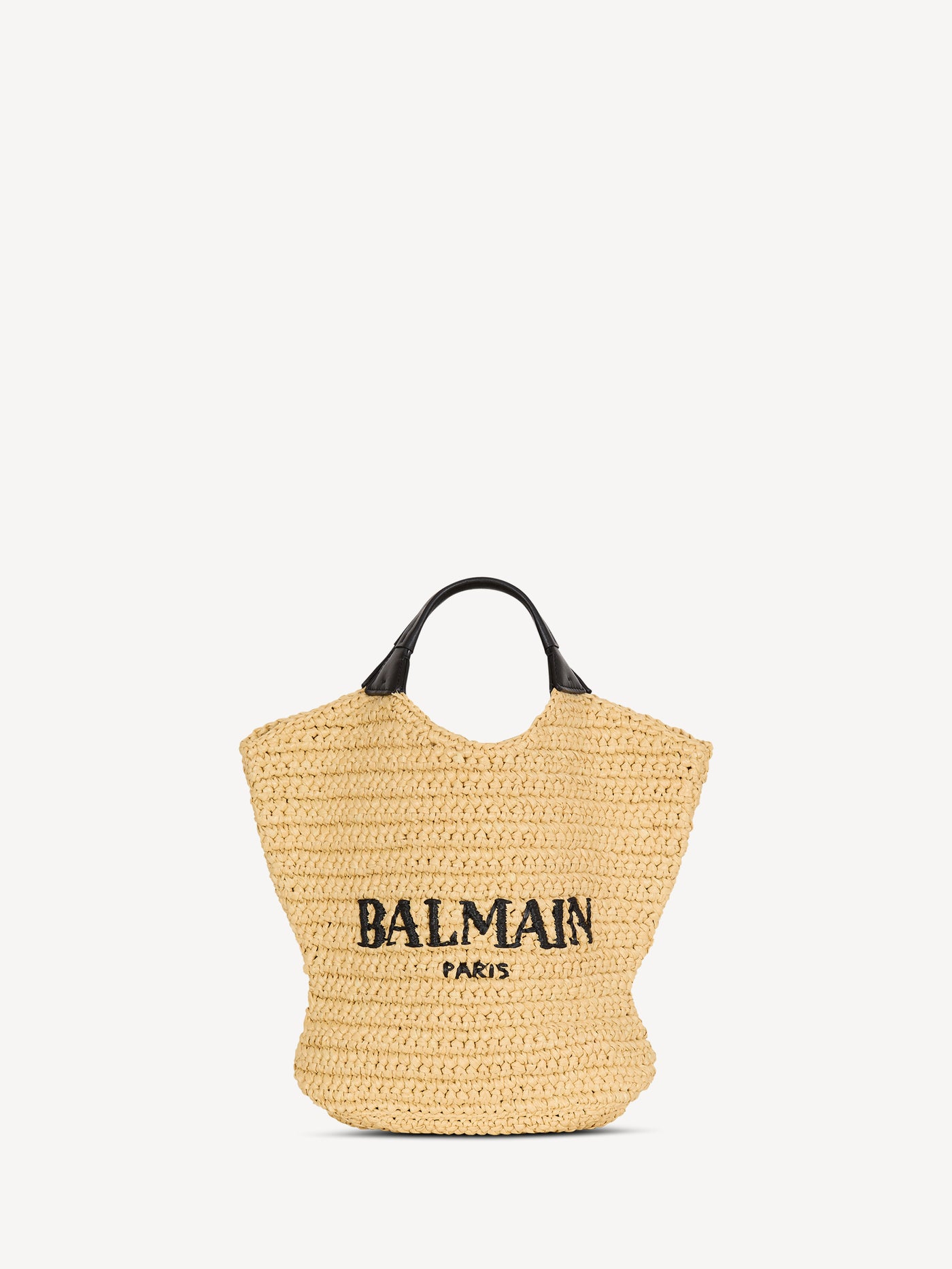 Mini Balmain crochet tote bag