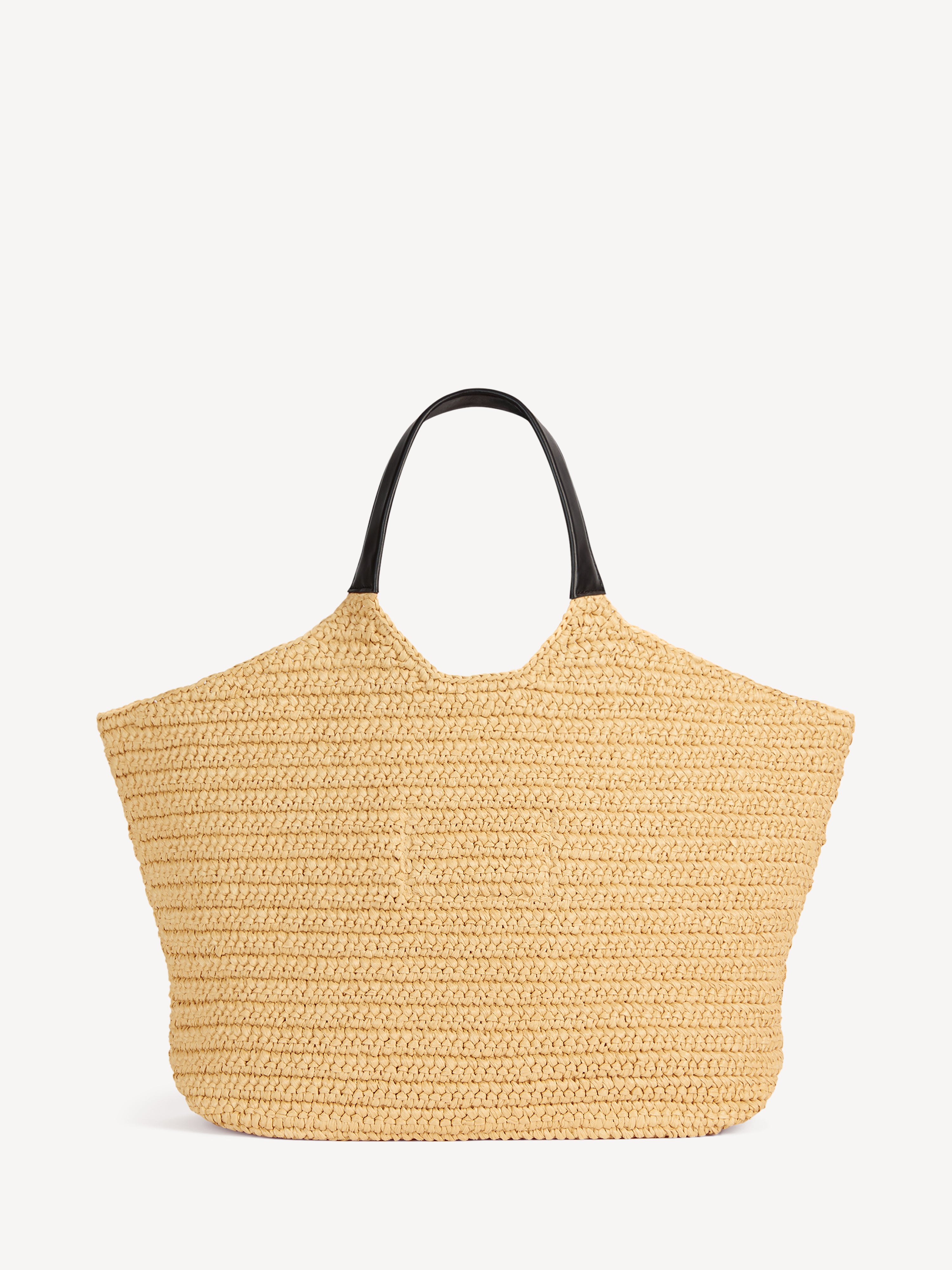 Balmain crochet tote bag beige - Women | BALMAIN