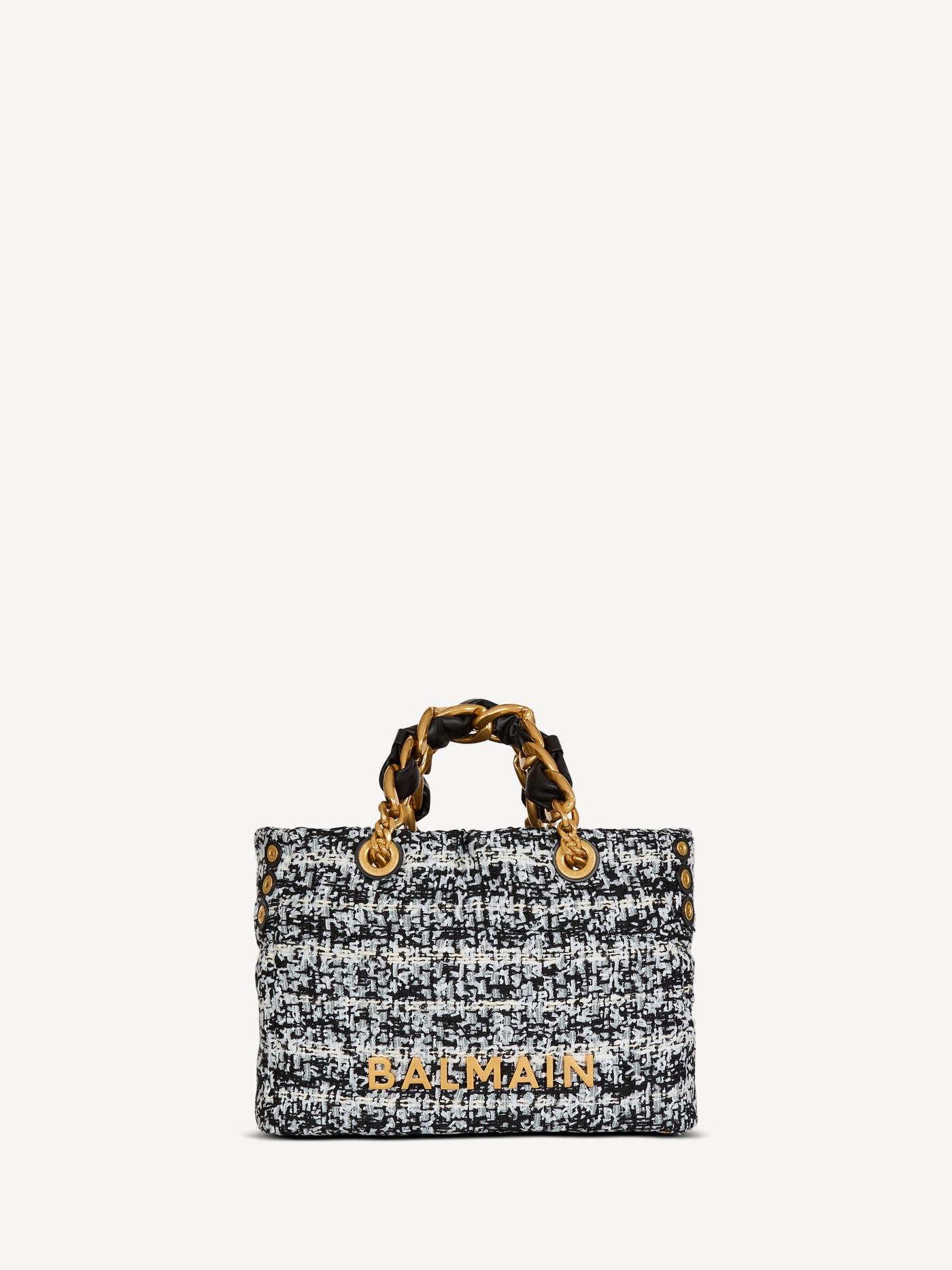 Small 1945 Soft tweed tote bag