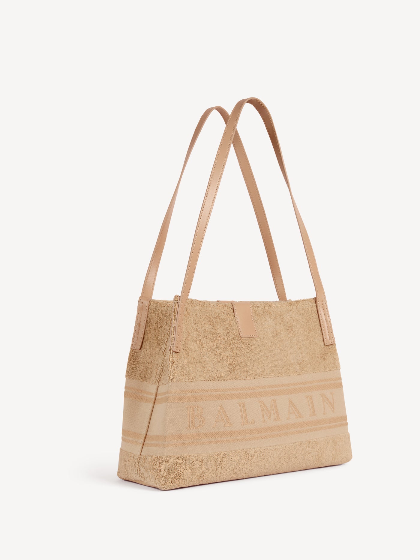 Small Release tote bag in cotton bouclé