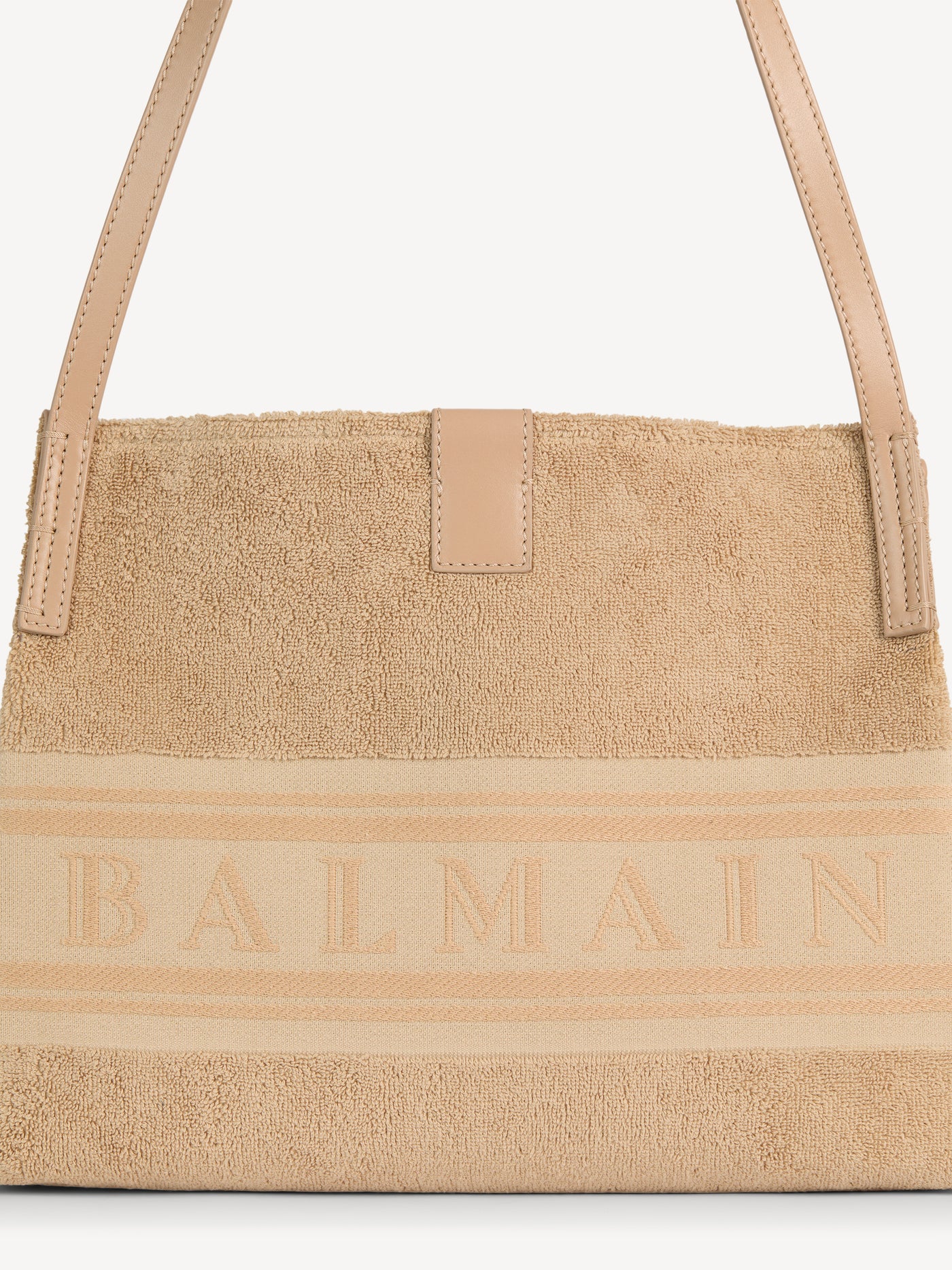 Small Release tote bag in cotton bouclé