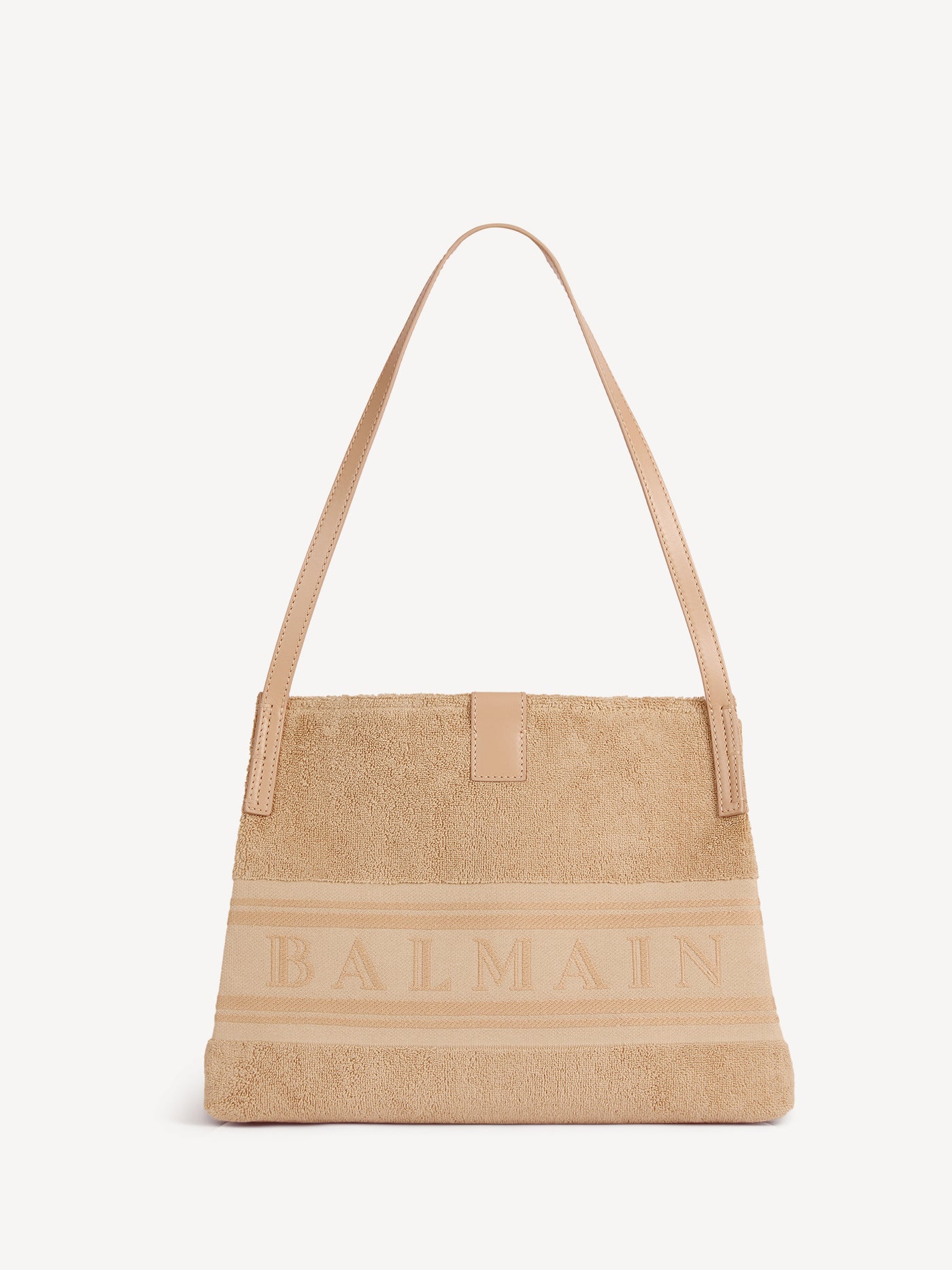 Small Release tote bag in cotton bouclé