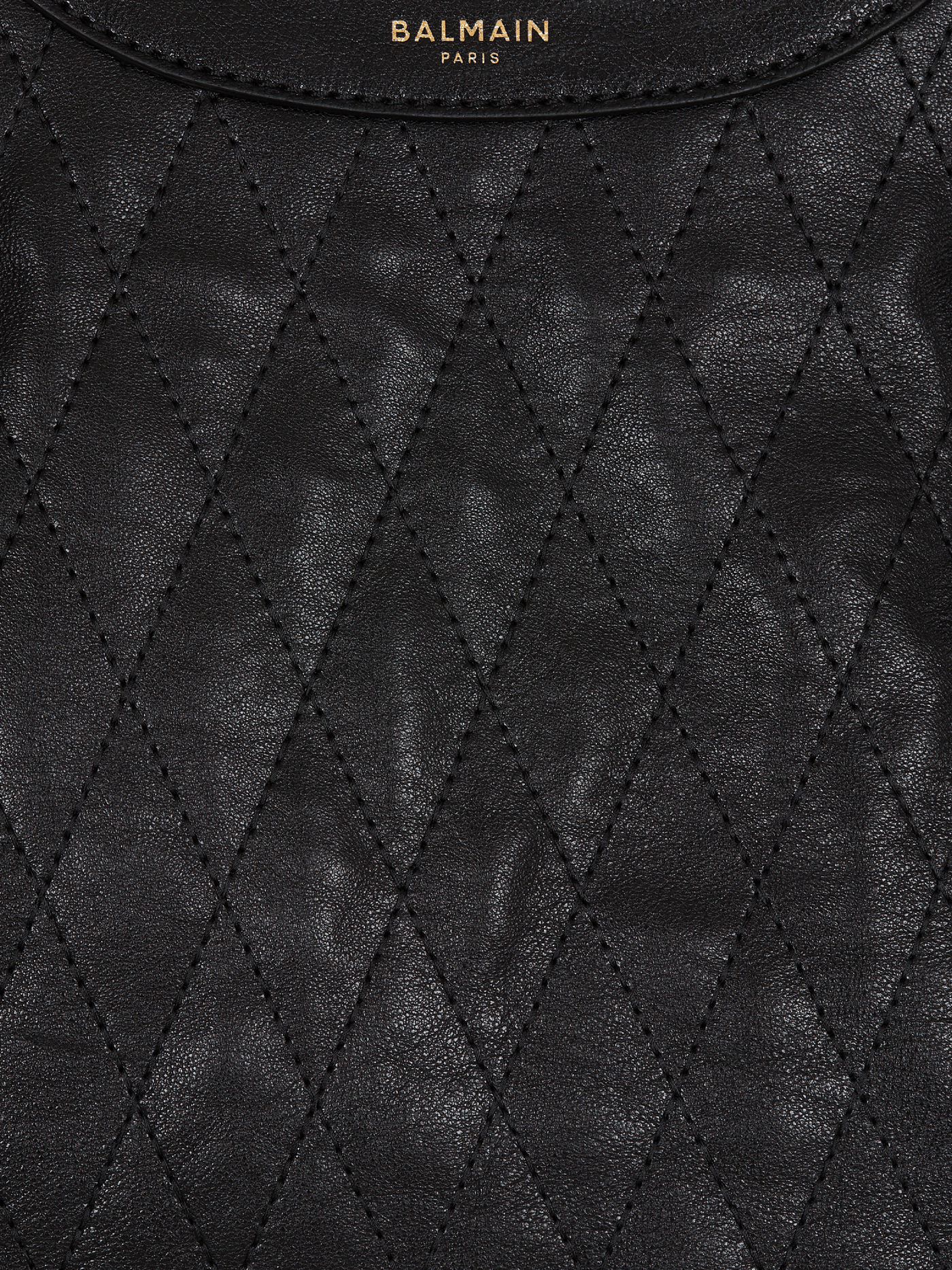 Large Tote in topstitched leather