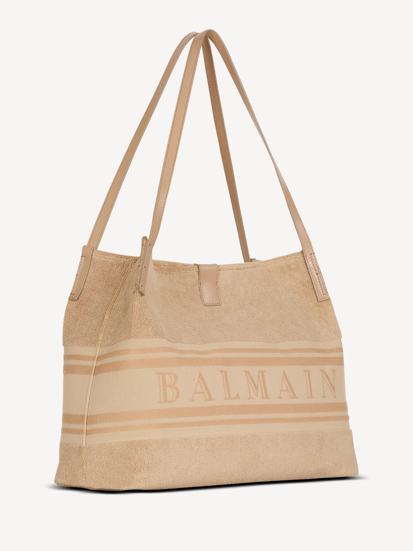 Medium Release tote bag in cotton bouclé