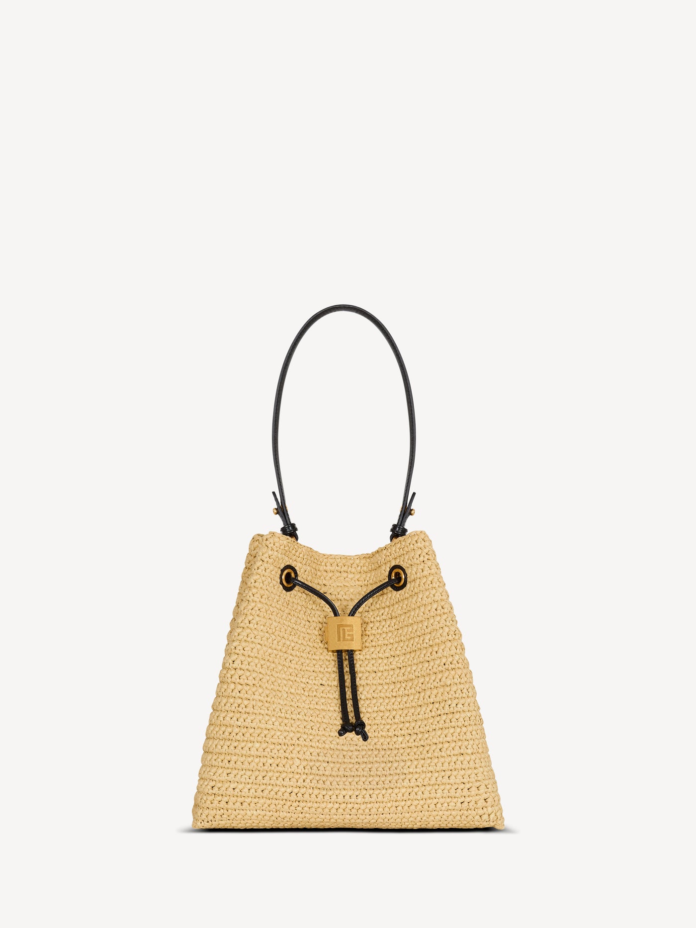 Pulse crochet and leather backpack