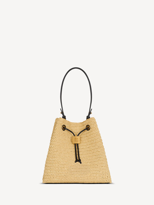 Pulse crochet and leather backpack