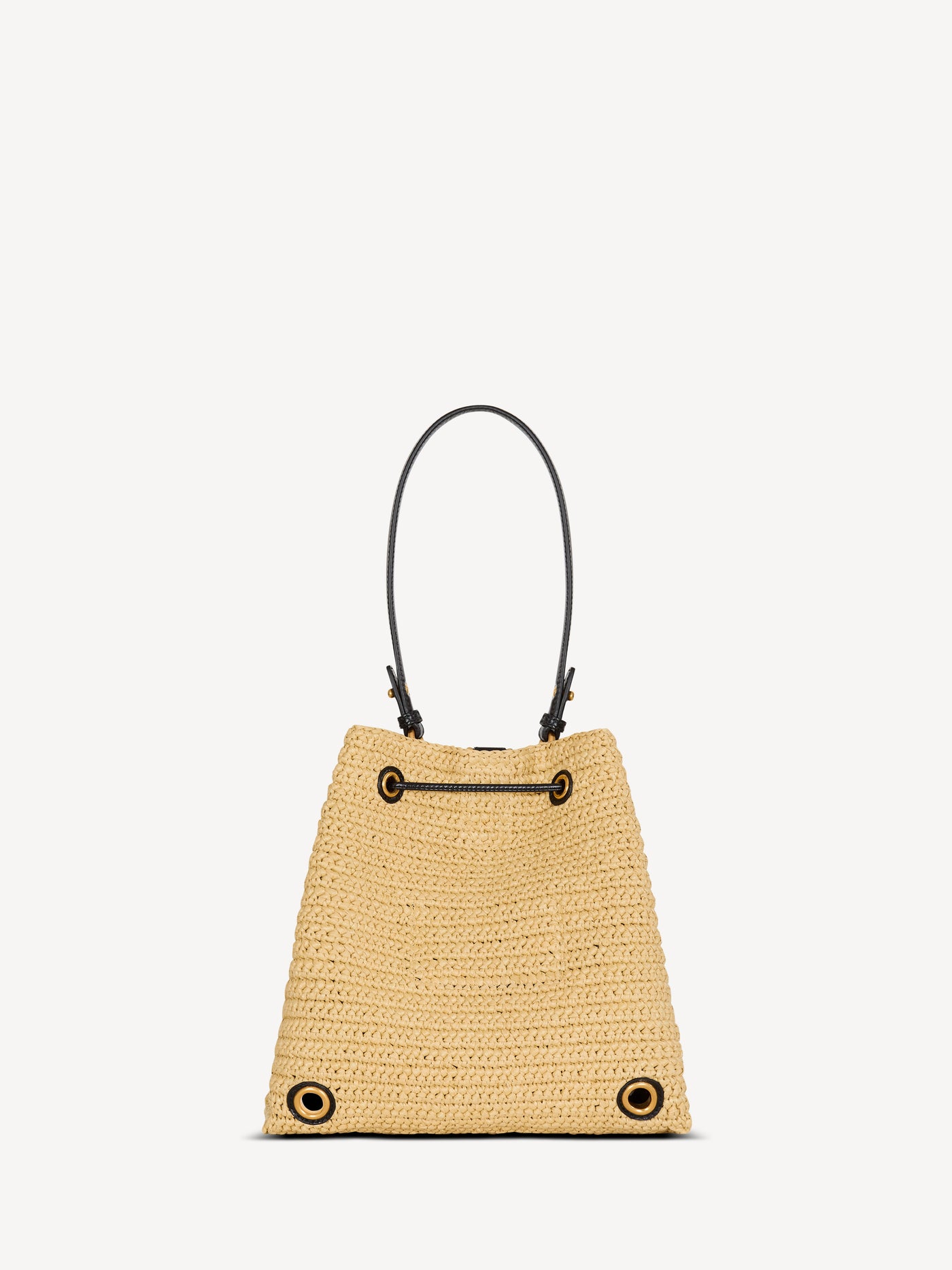 Pulse crochet and leather backpack
