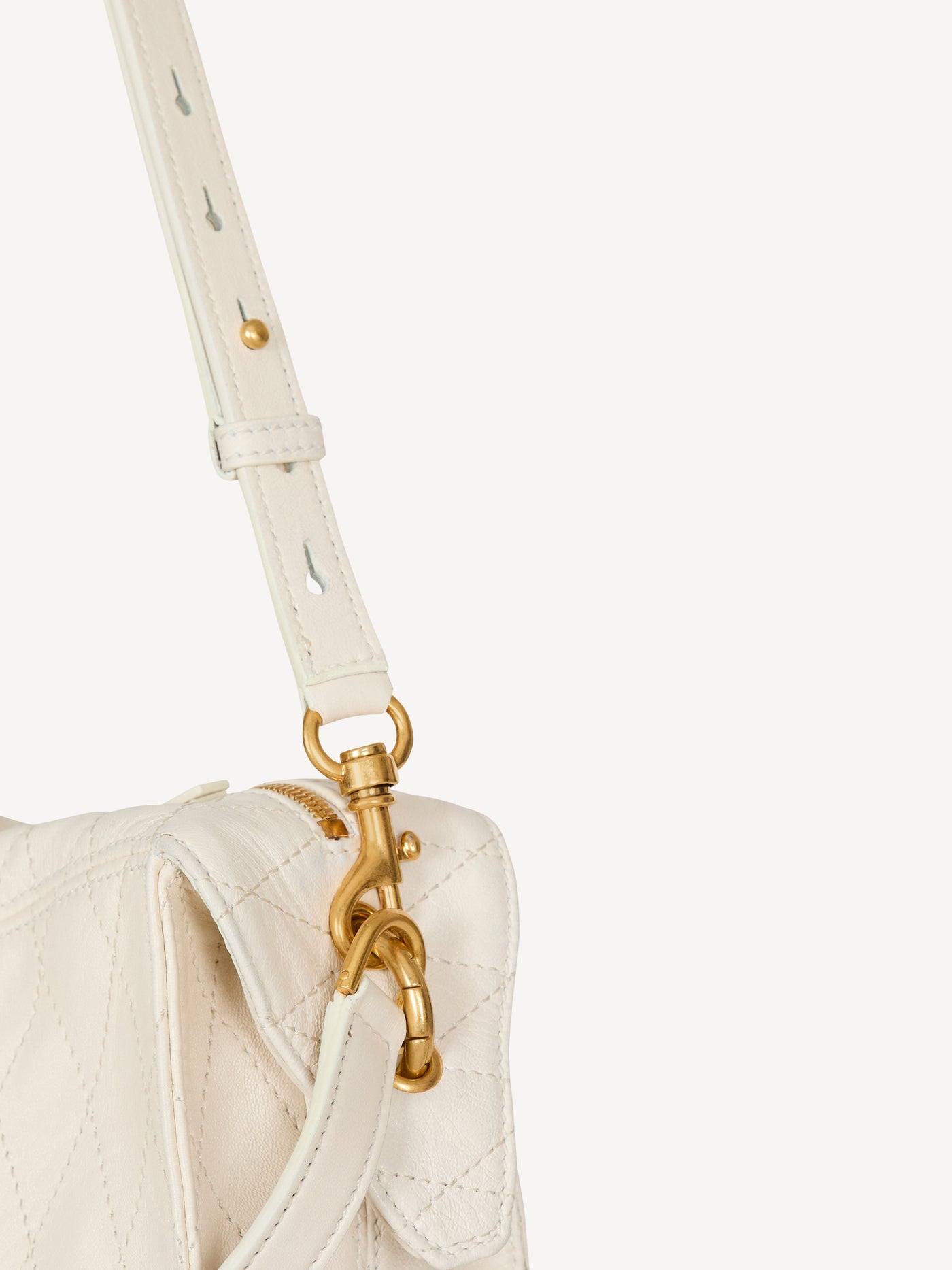 Small Pulse bag in smooth topstitched leather