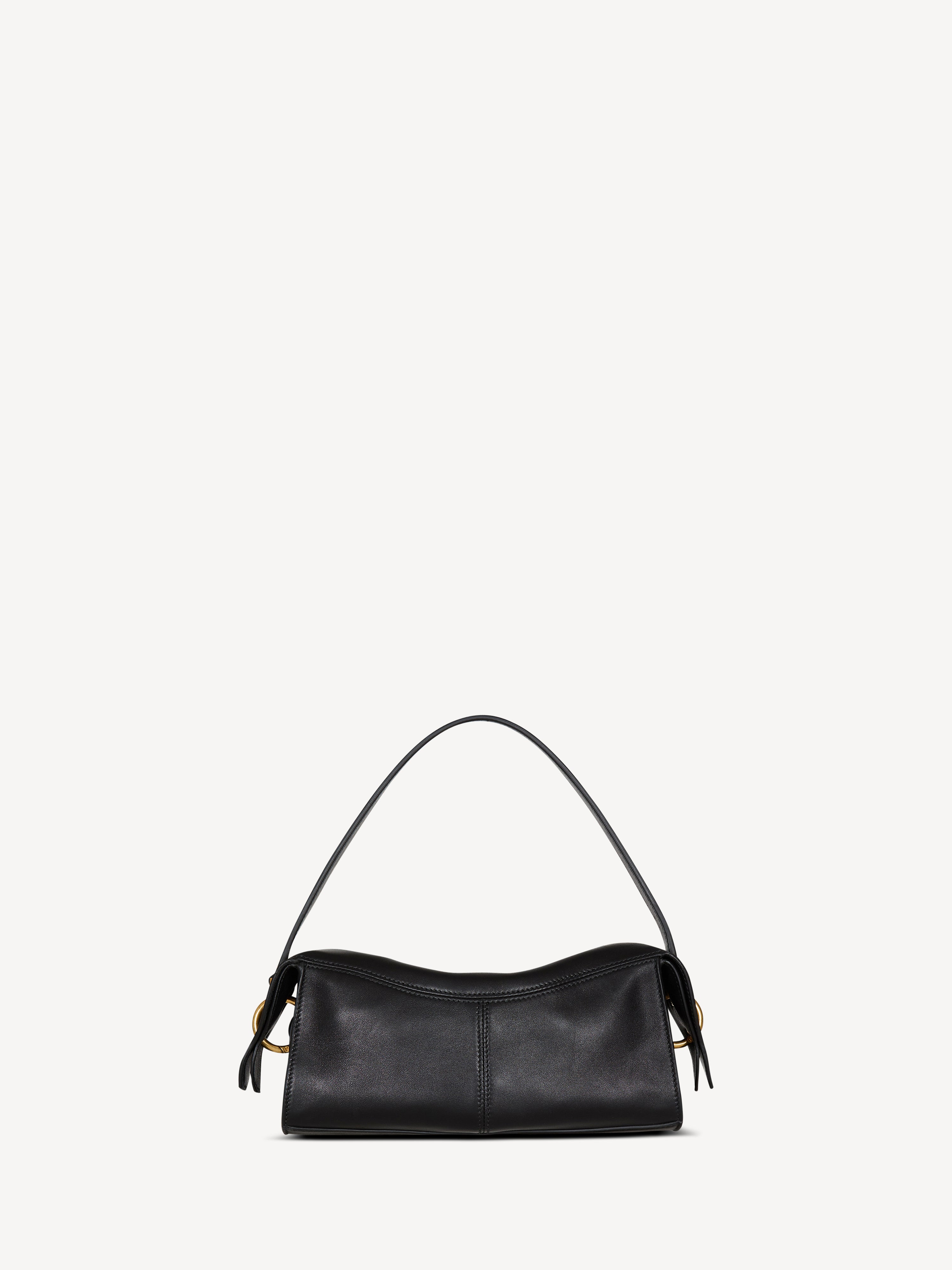Small Pulse bag in smooth leather black - Women | BALMAIN