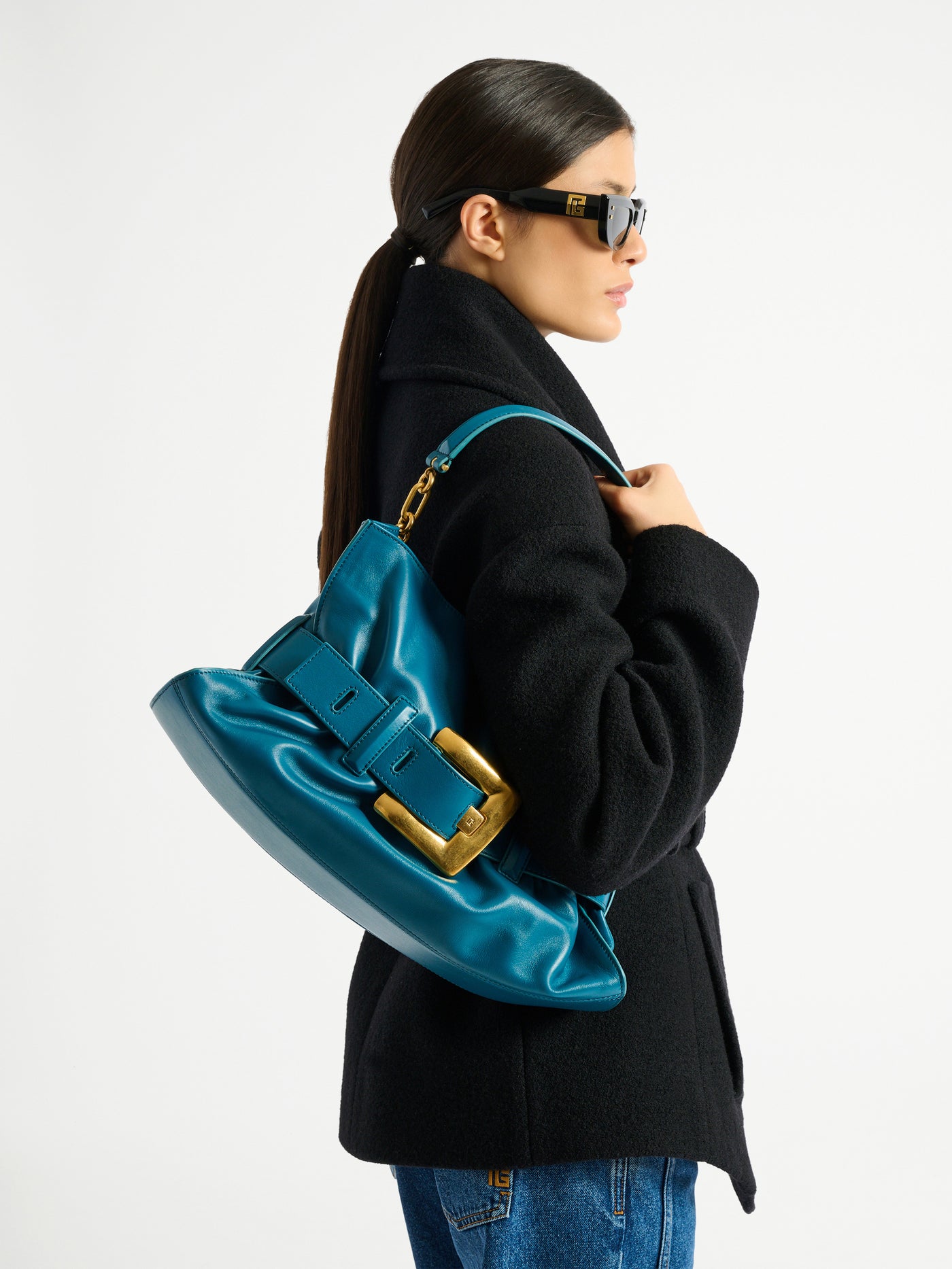 Medium Anthem bag in smooth leather