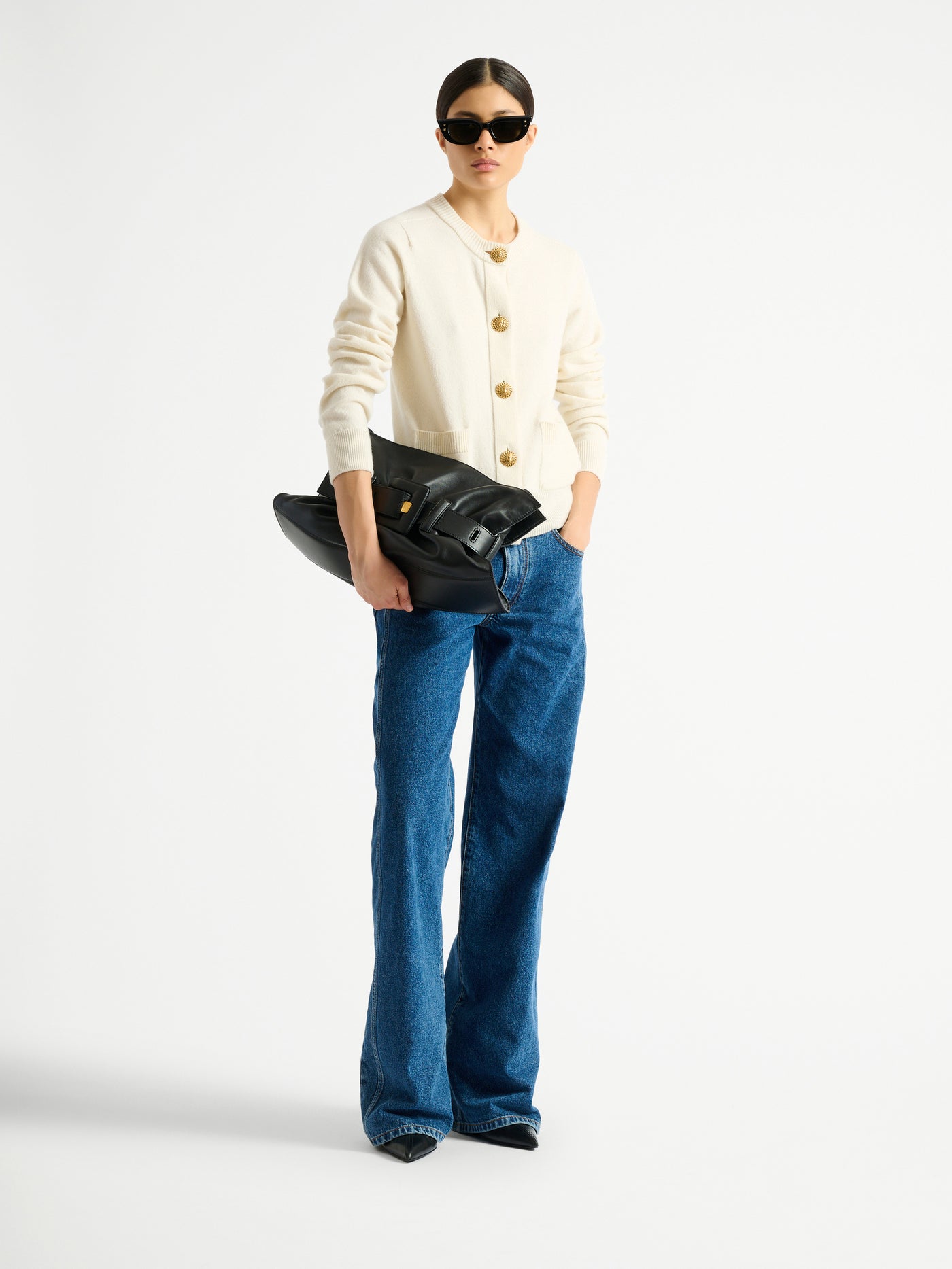 Medium Anthem bag in smooth leather