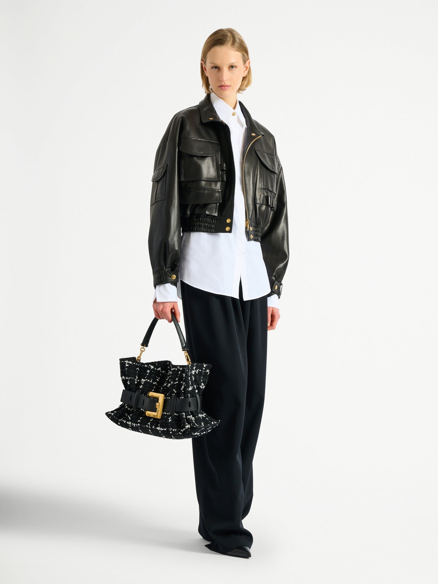 Medium Anthem bag in tweed