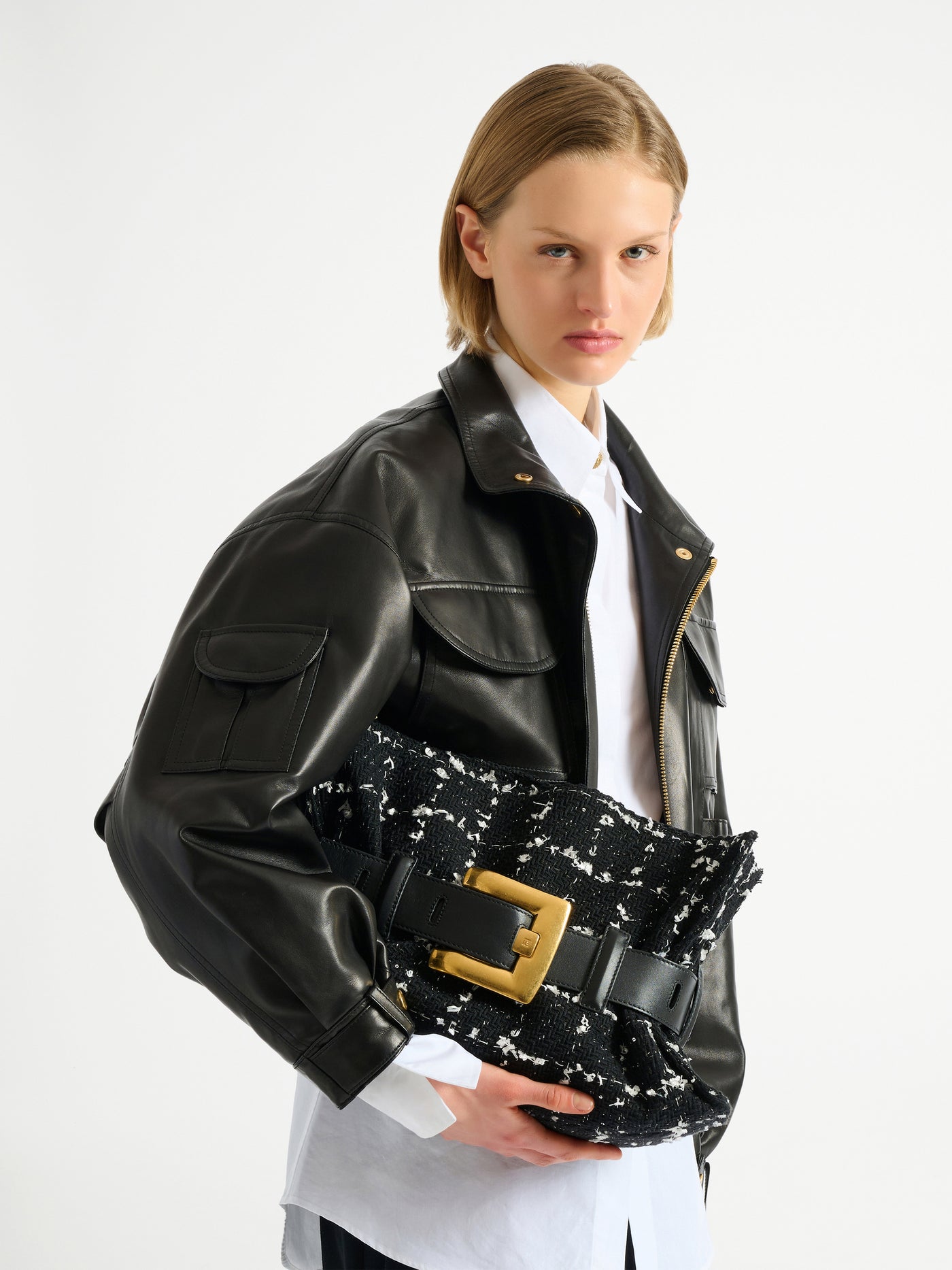 Medium Anthem bag in tweed
