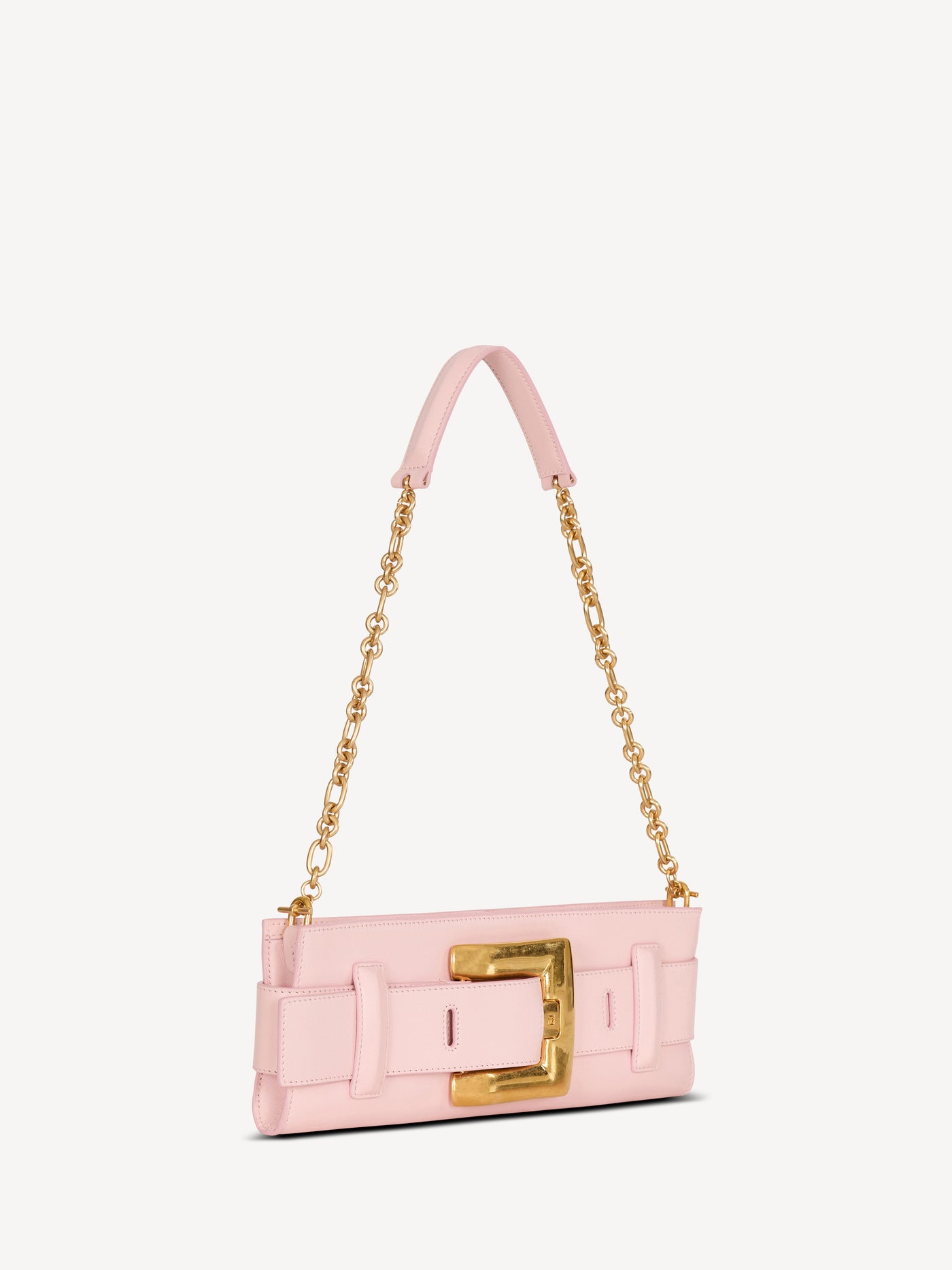 Anthem smooth leather clutch
