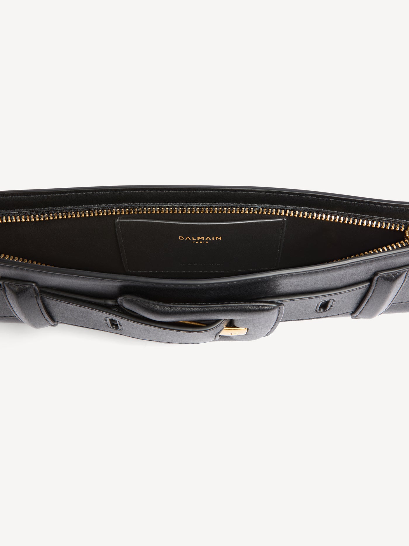 Anthem smooth leather clutch