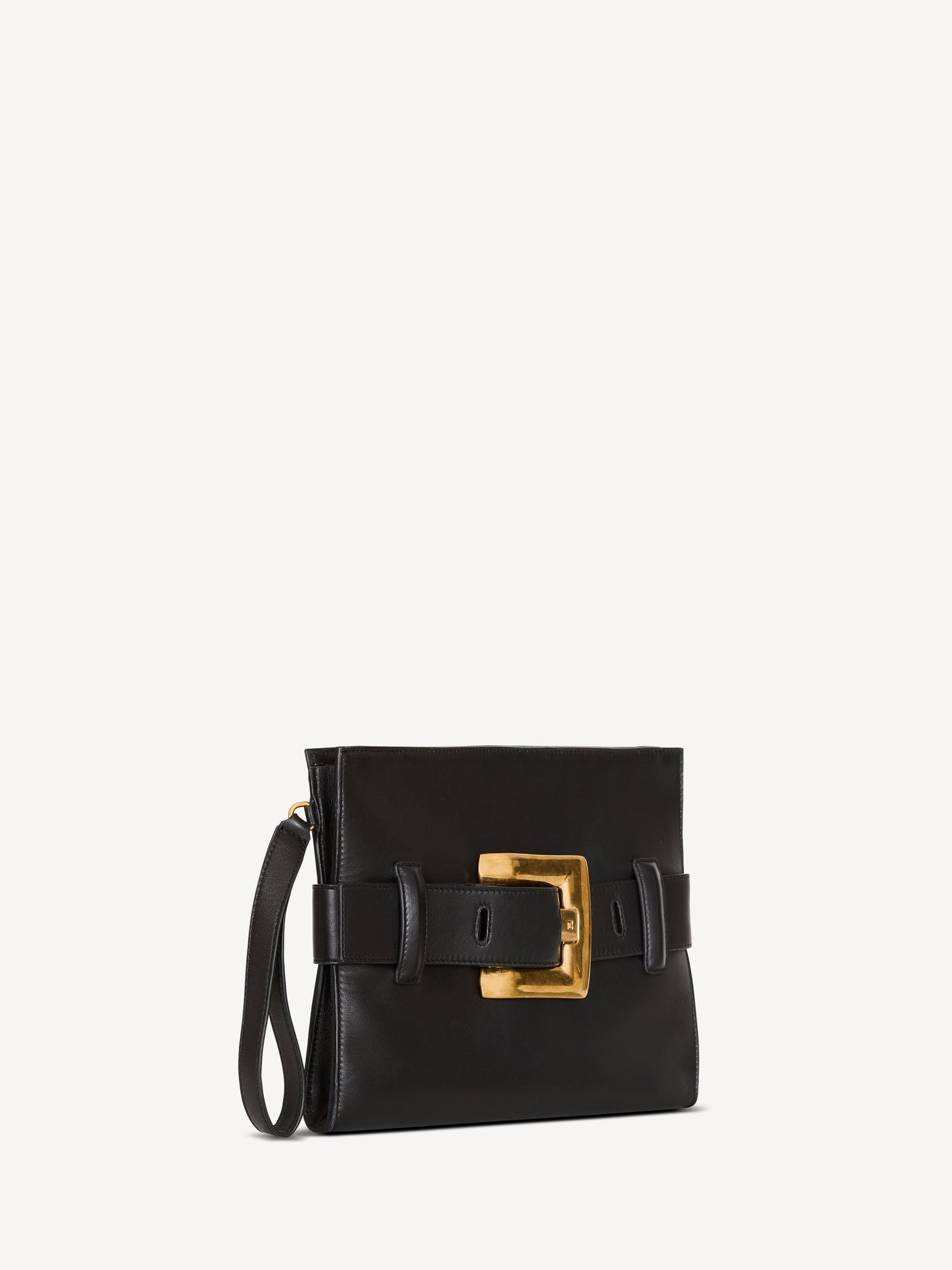 Anthem smooth leather clutch