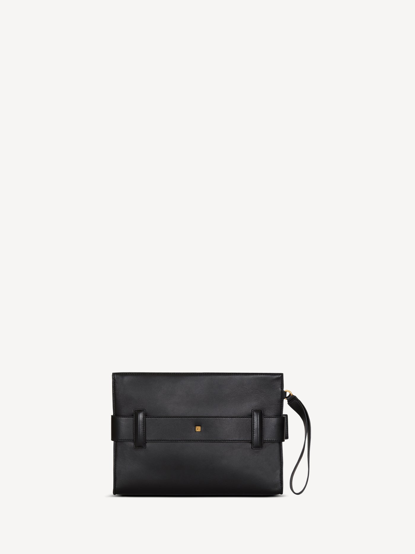 Anthem smooth leather clutch