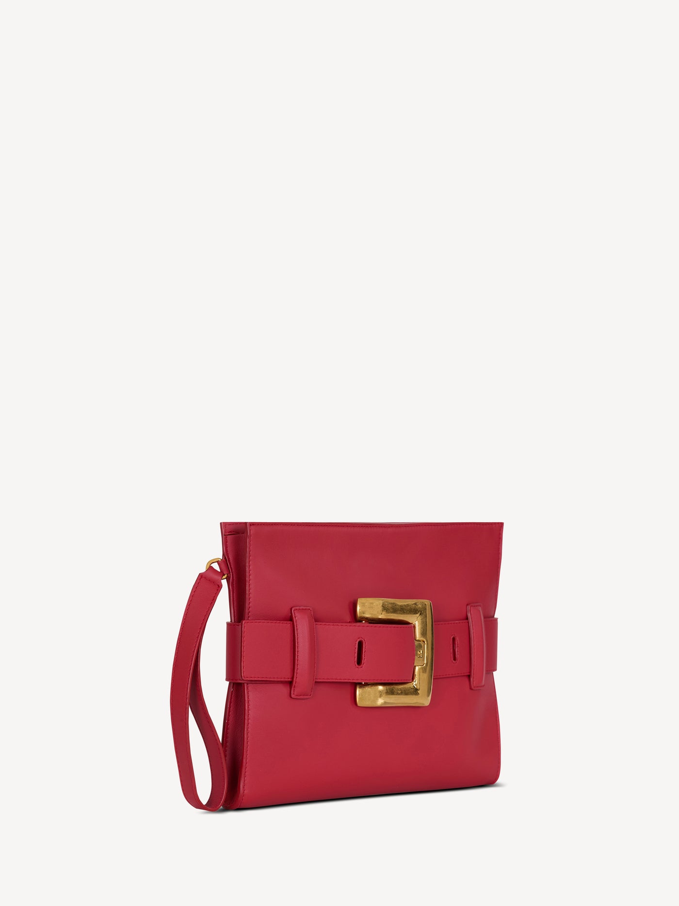 Anthem smooth leather clutch